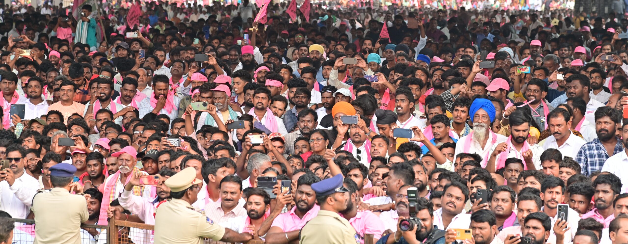 Brs Party President Kcr Participating In Praja Ashirvada Sabha At Miryalaguda