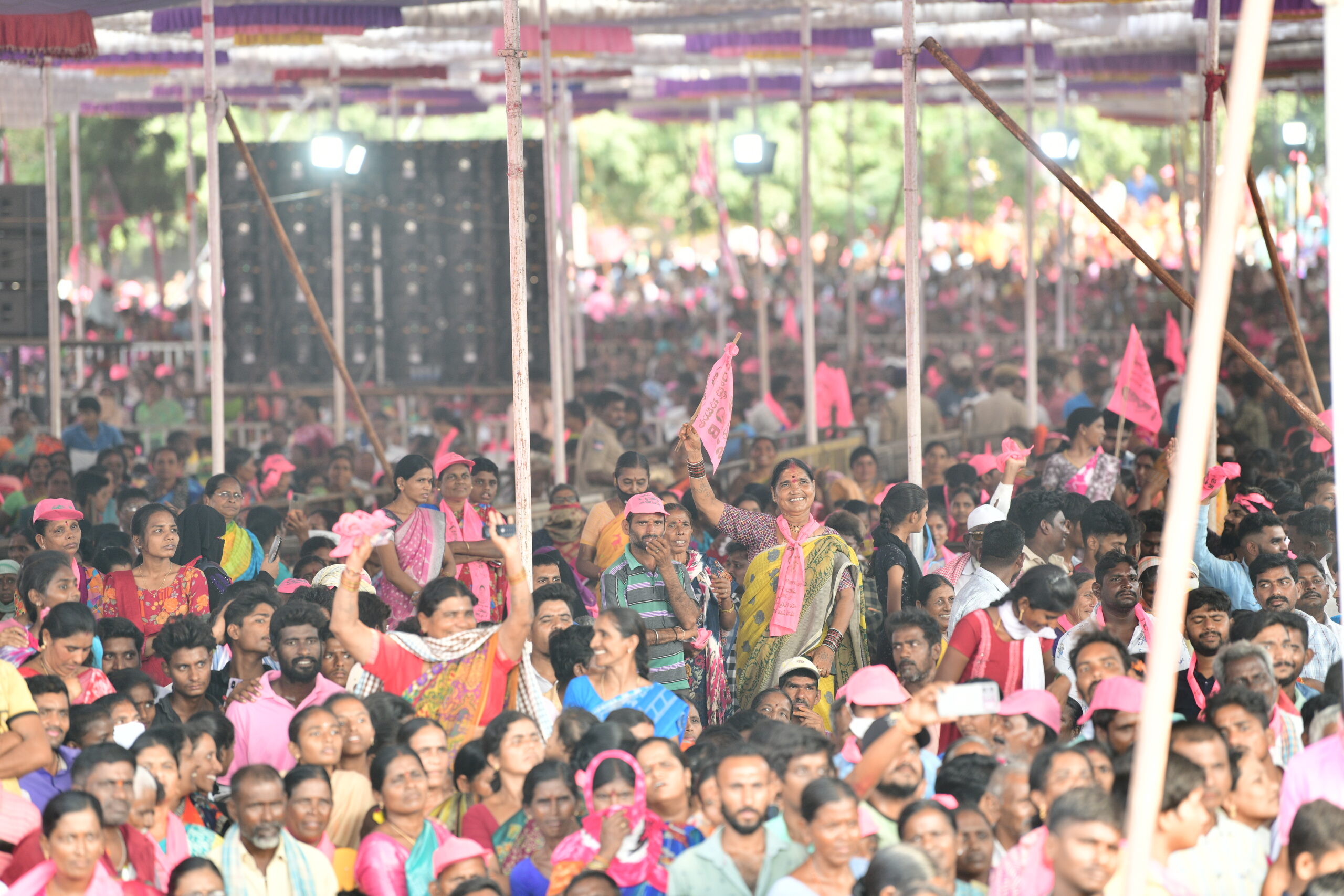 Brs Party President Kcr Participating In Praja Ashirvada Sabha At Miryalaguda