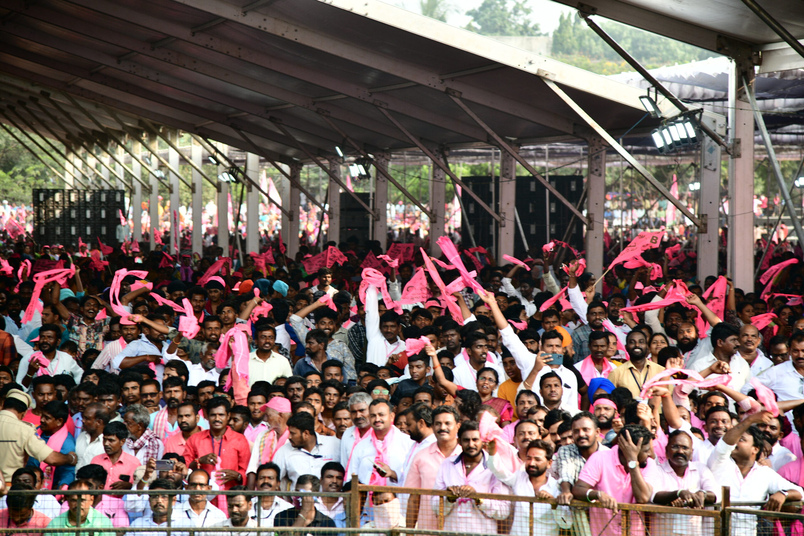 Brs Party President Kcr Participating In Praja Ashirvada Sabha At Miryalaguda