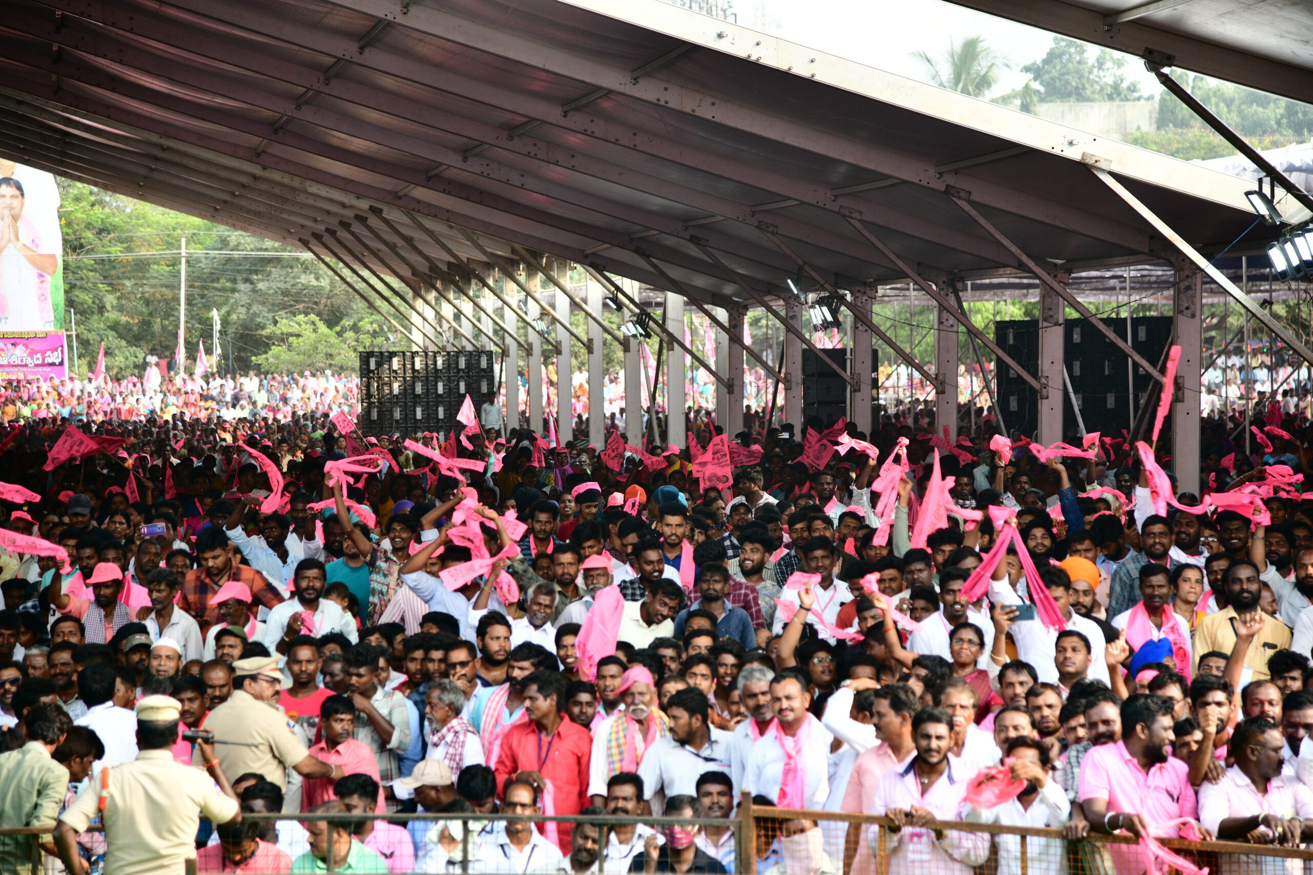 Brs Party President Kcr Participating In Praja Ashirvada Sabha At Miryalaguda