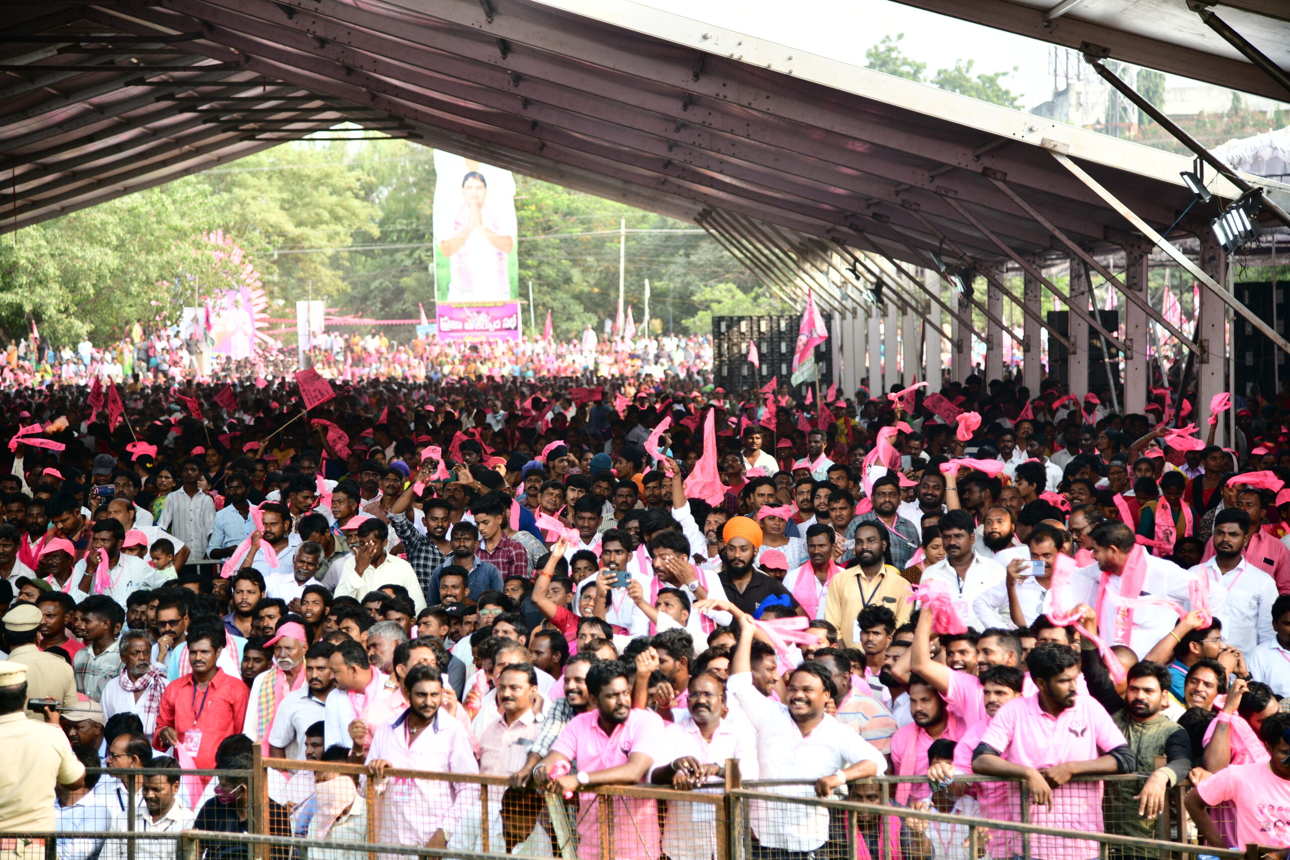 Brs Party President Kcr Participating In Praja Ashirvada Sabha At Miryalaguda