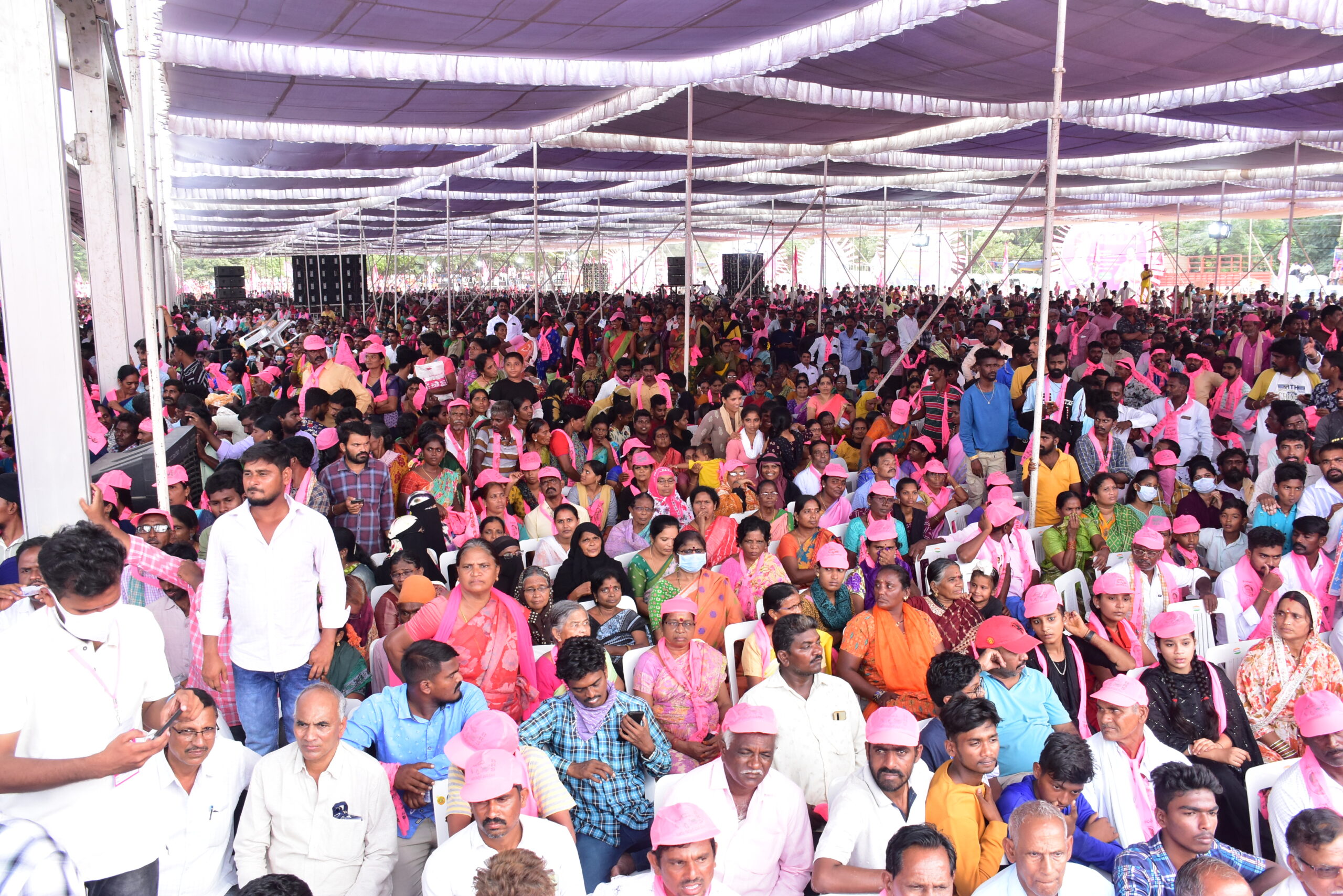 Brs Party President Kcr Participating In Praja Ashirvada Sabha At Miryalaguda