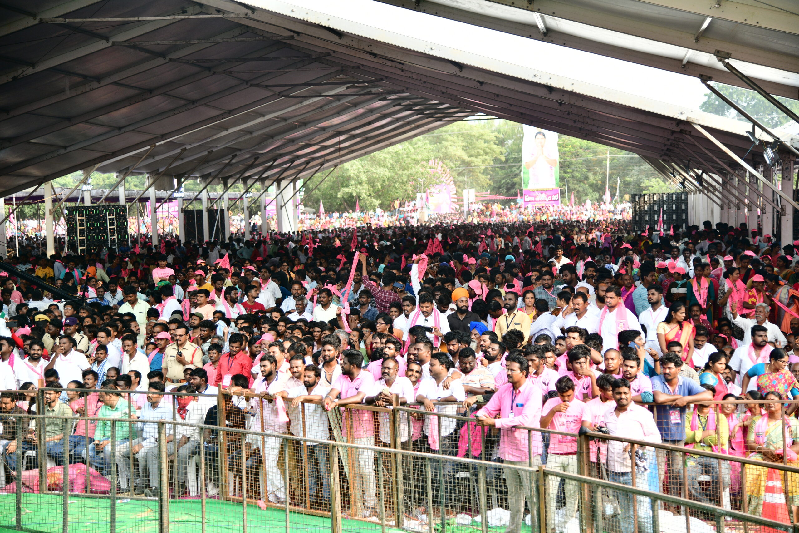 Brs Party President Kcr Participating In Praja Ashirvada Sabha At Miryalaguda