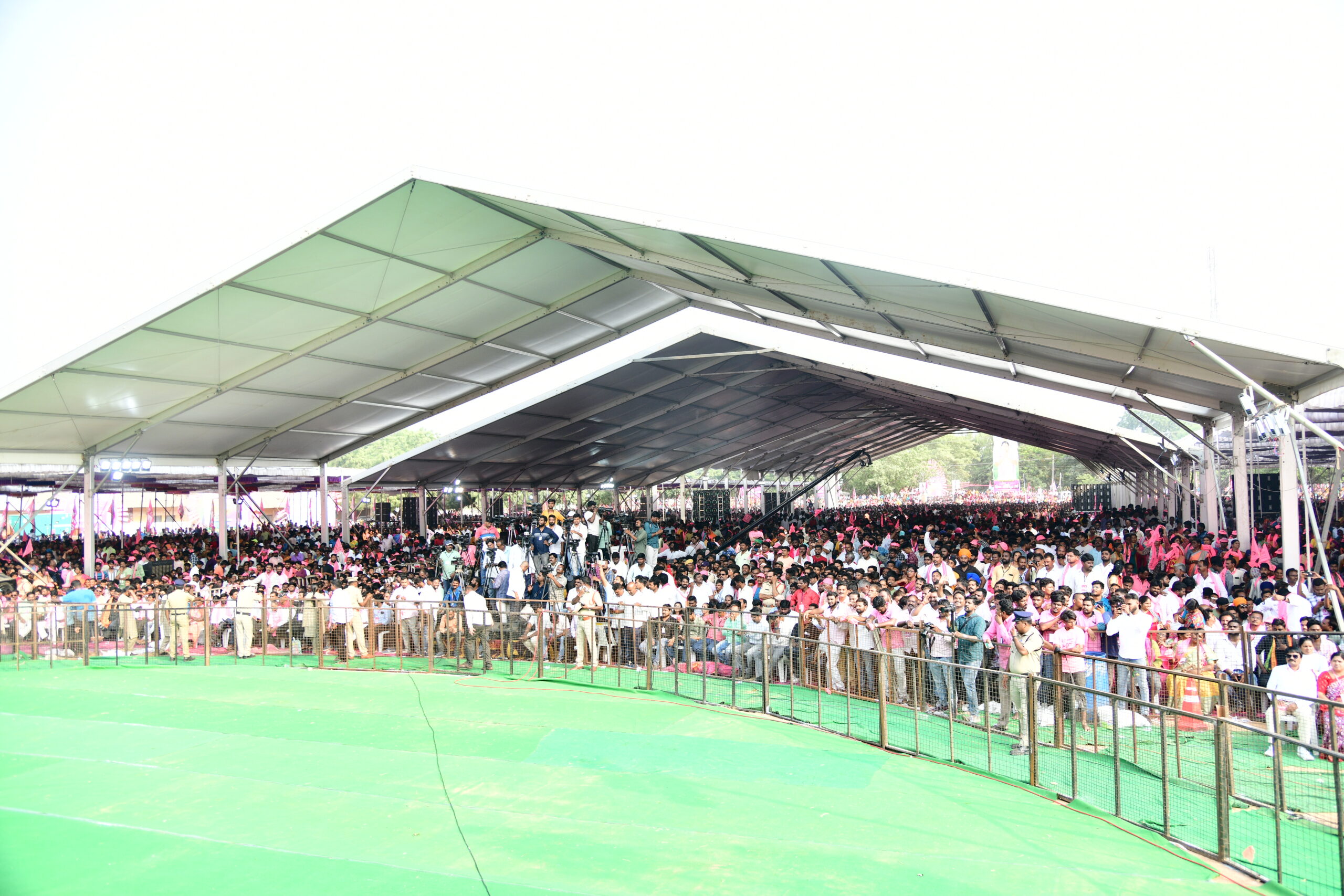 Brs Party President Kcr Participating In Praja Ashirvada Sabha At Miryalaguda