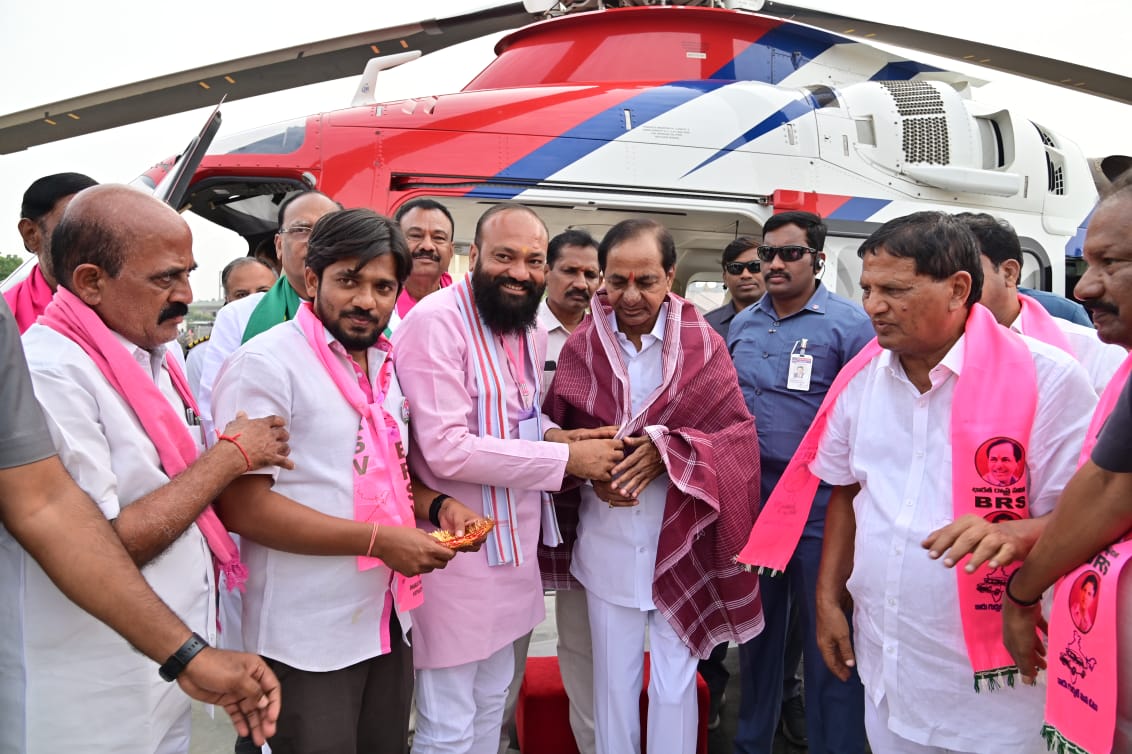 Brs Party President Kcr Participating In Praja Ashirvada Sabha At Miryalaguda