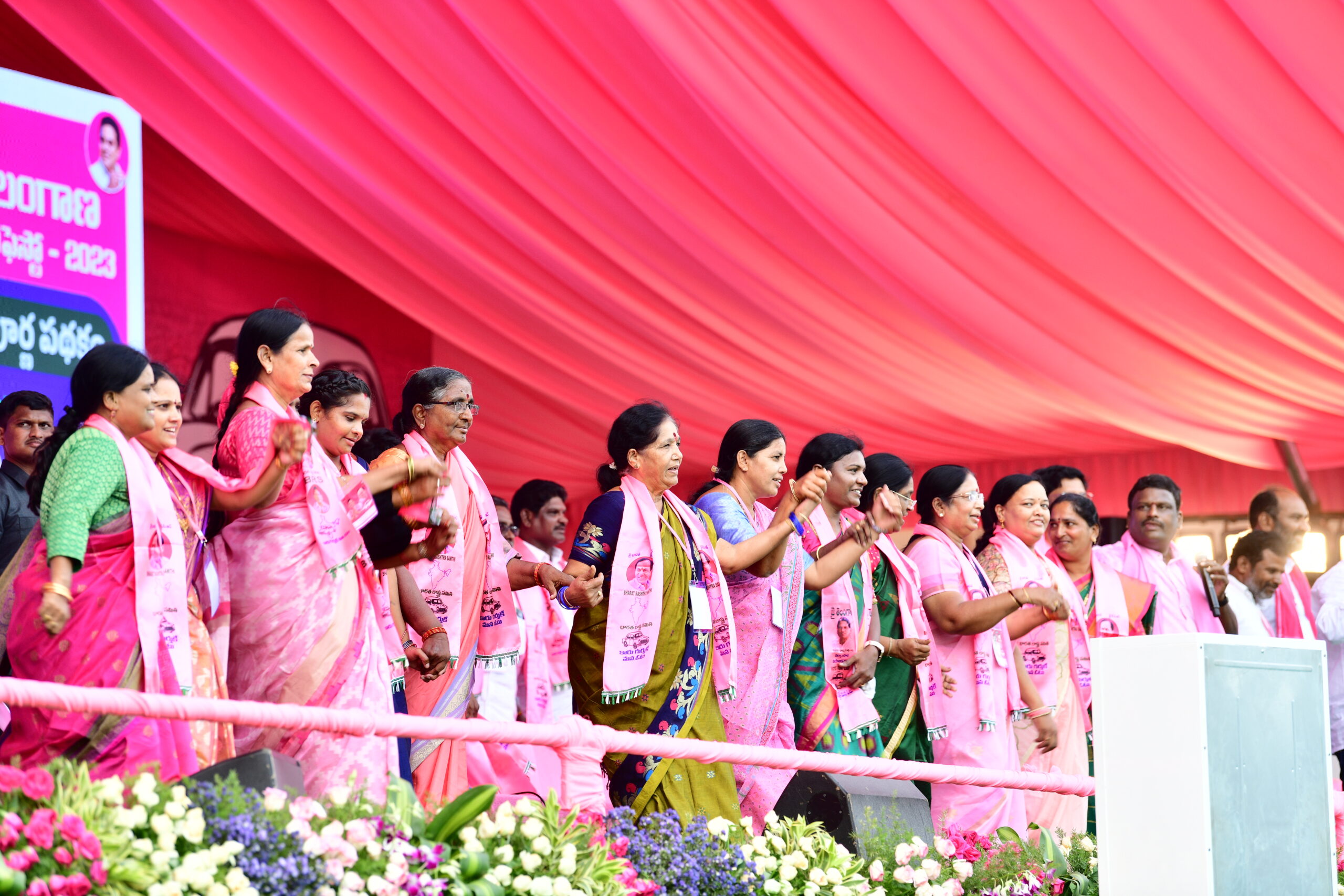 Brs Party President Kcr Participating In Praja Ashirvada Sabha At Miryalaguda