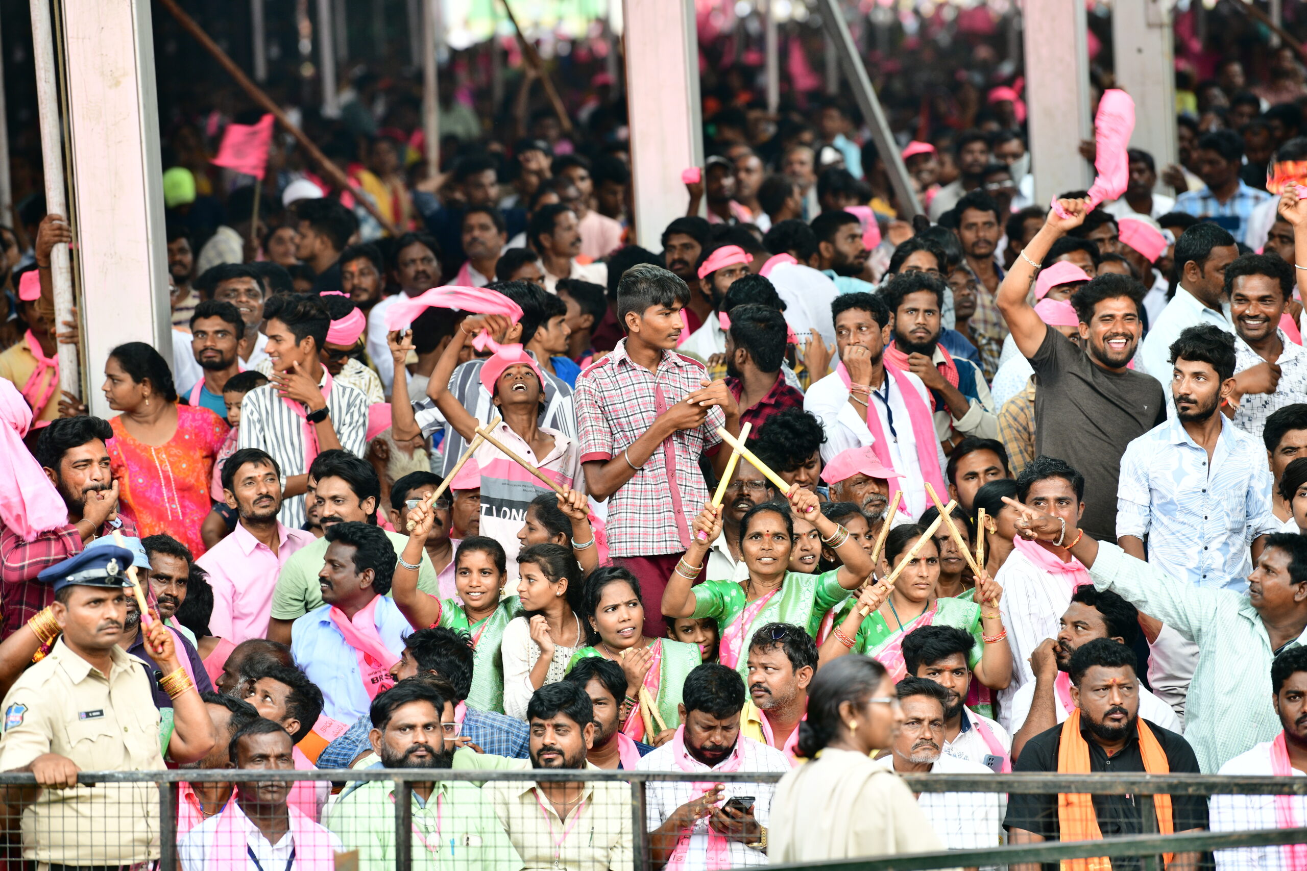 Brs Party President Kcr Participating In Praja Ashirvada Sabha At Miryalaguda