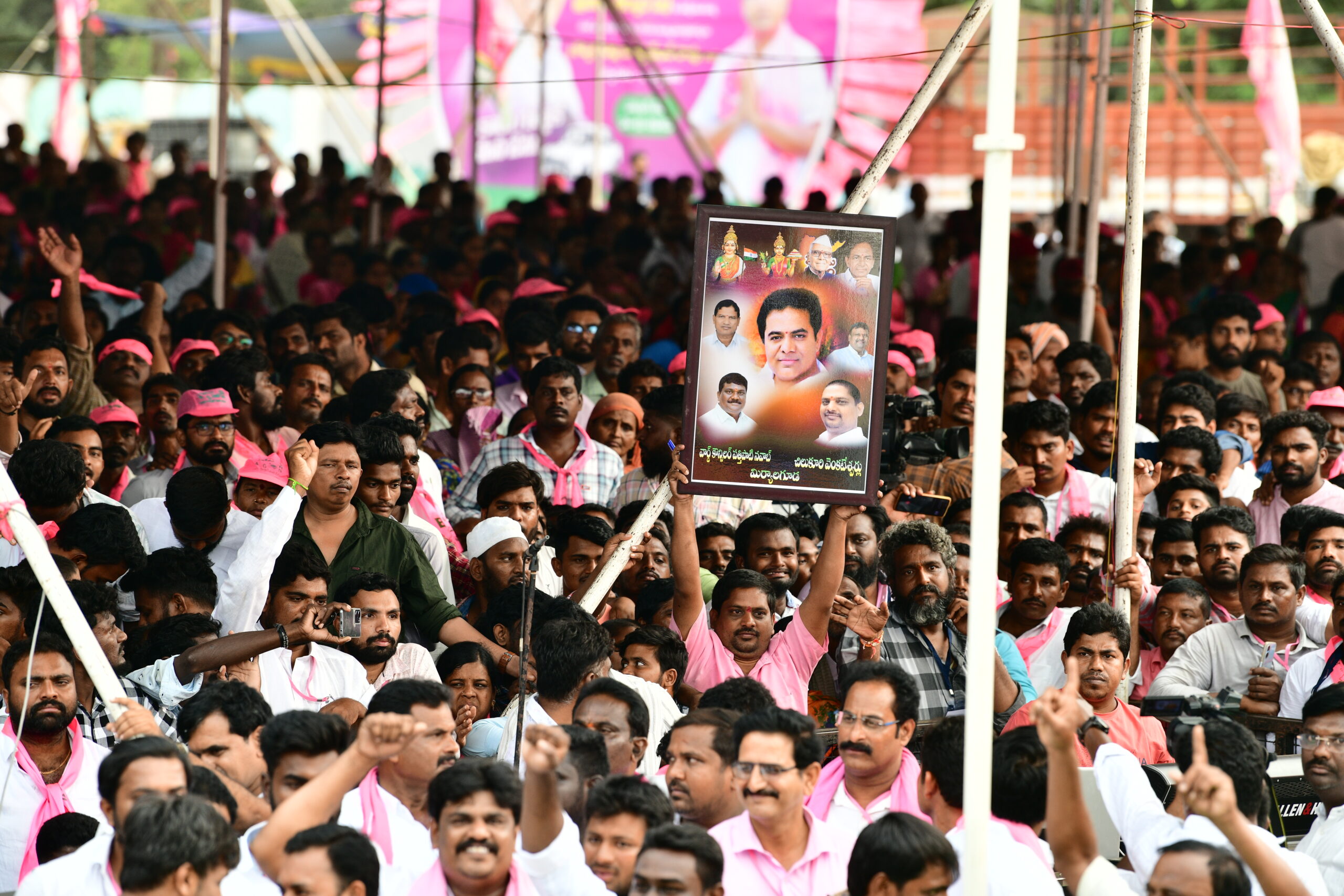 Brs Party President Kcr Participating In Praja Ashirvada Sabha At Miryalaguda