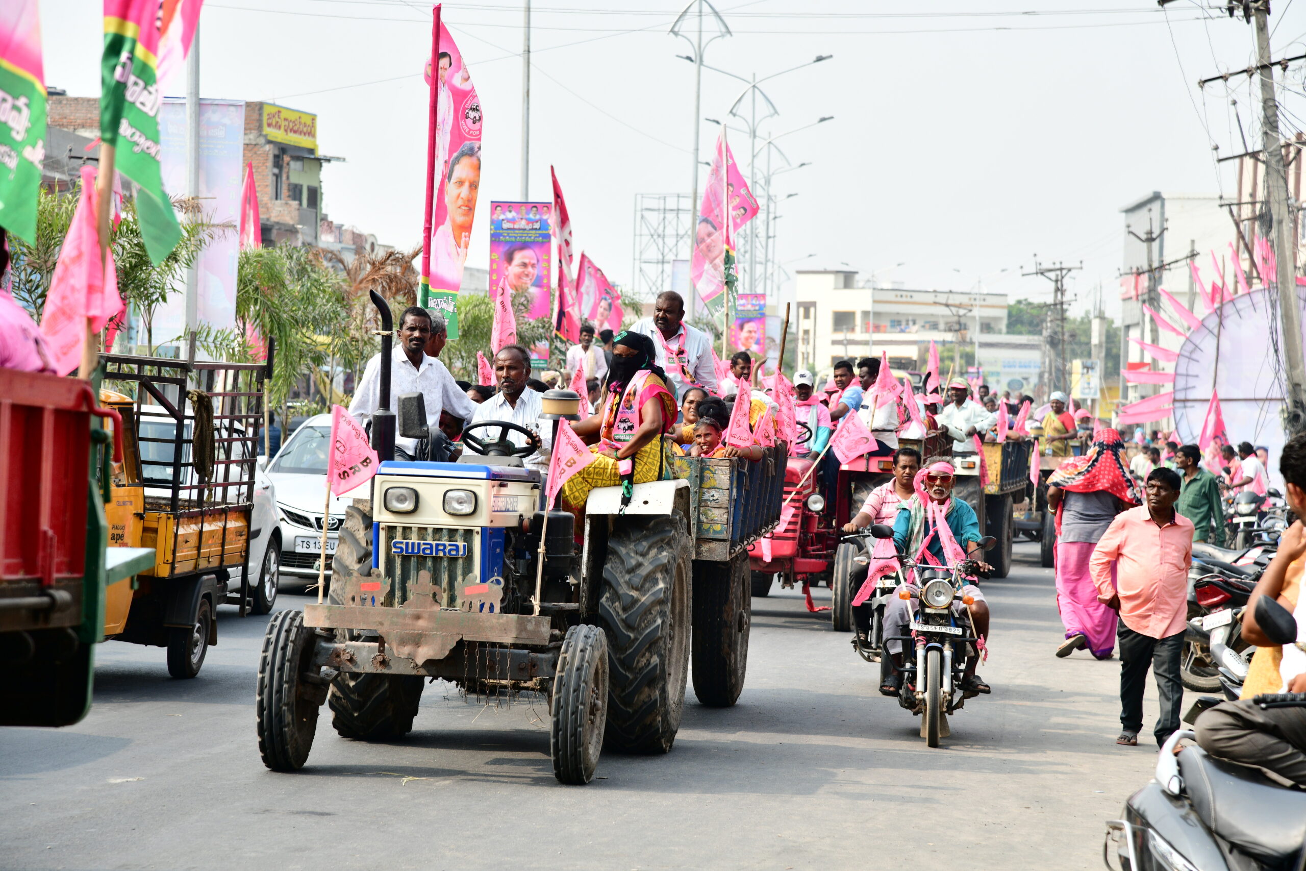 Brs Party President Kcr Participating In Praja Ashirvada Sabha At Miryalaguda