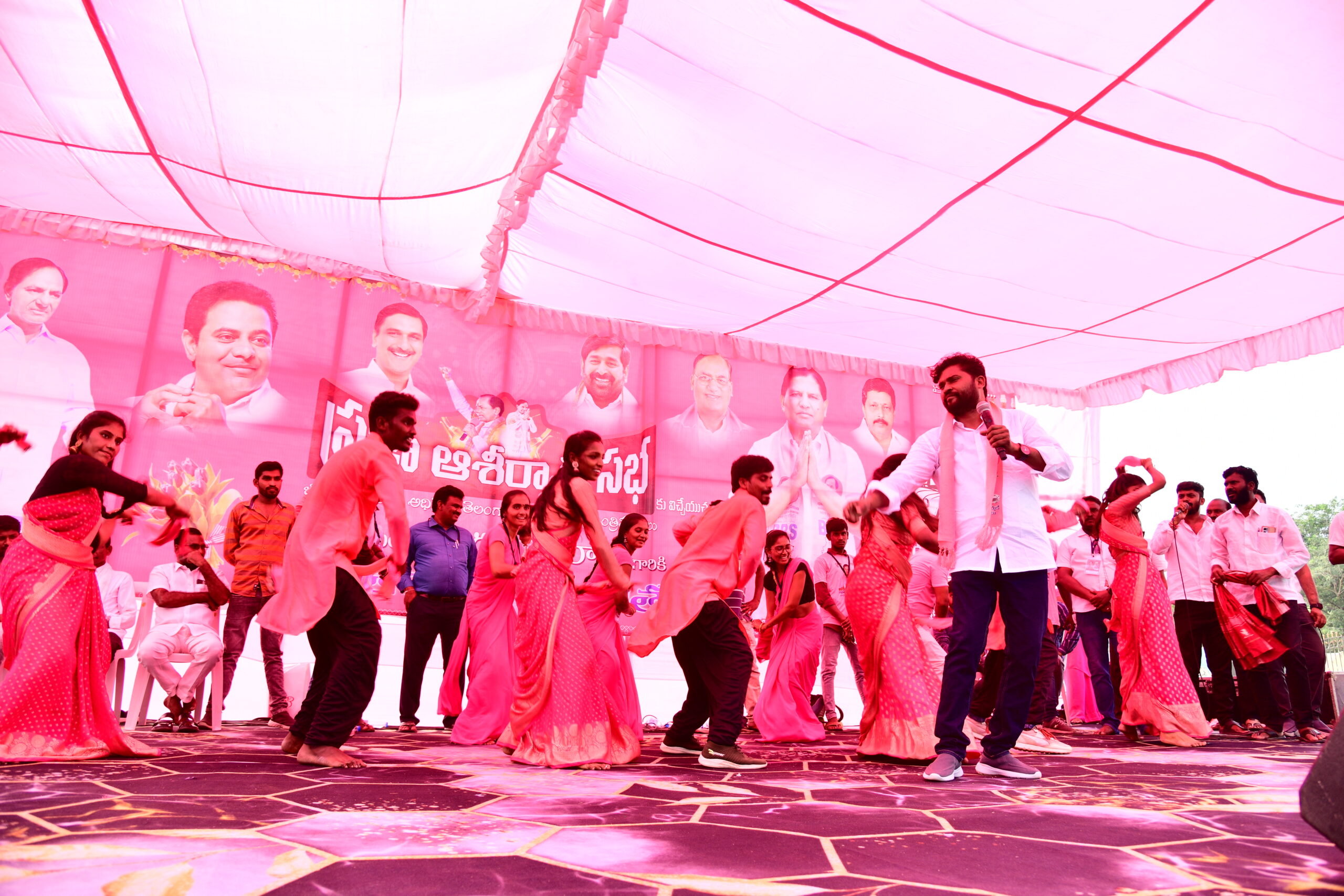 Brs Party President Kcr Participating In Praja Ashirvada Sabha At Miryalaguda