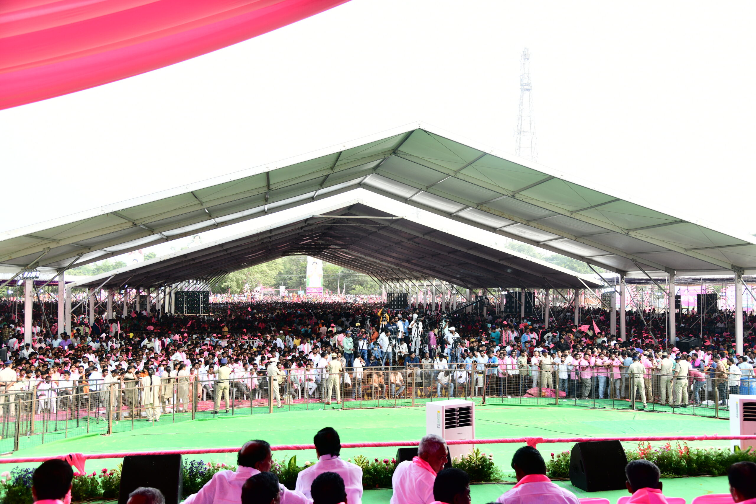 Brs Party President Kcr Participating In Praja Ashirvada Sabha At Miryalaguda