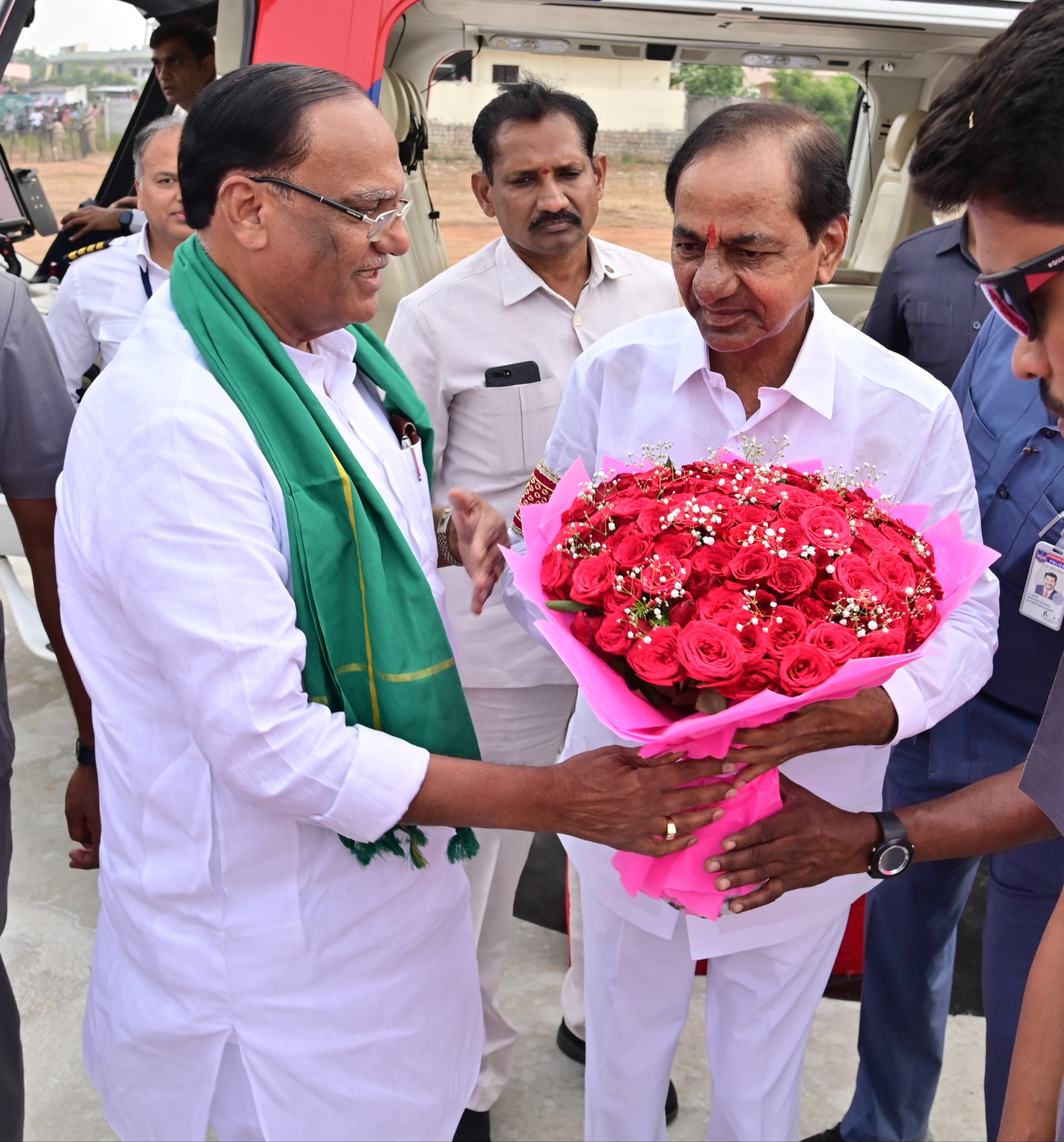 Brs Party President Kcr Participating In Praja Ashirvada Sabha At Miryalaguda