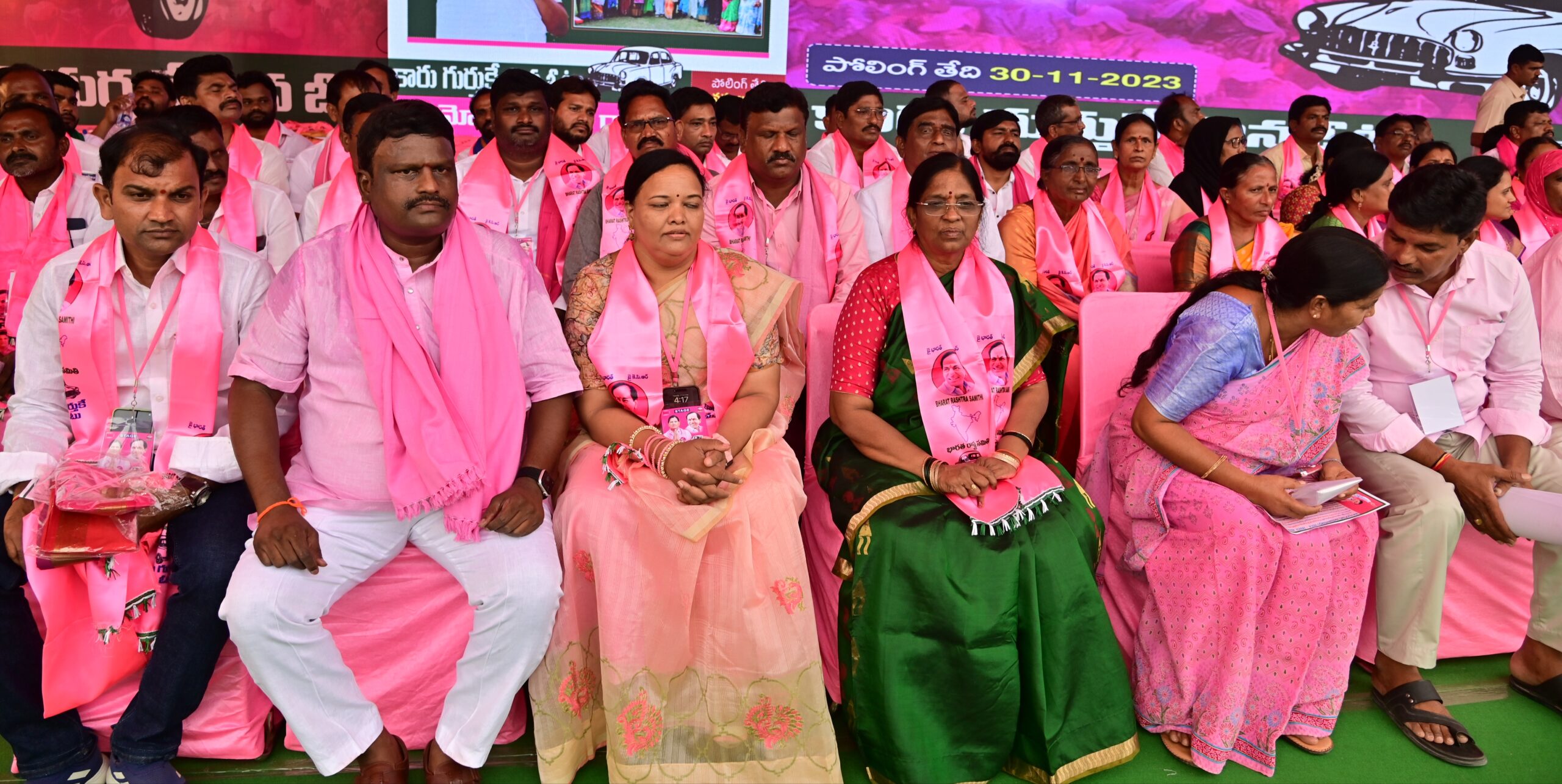 Brs Party President Kcr Participating In Praja Ashirvada Sabha At Miryalaguda