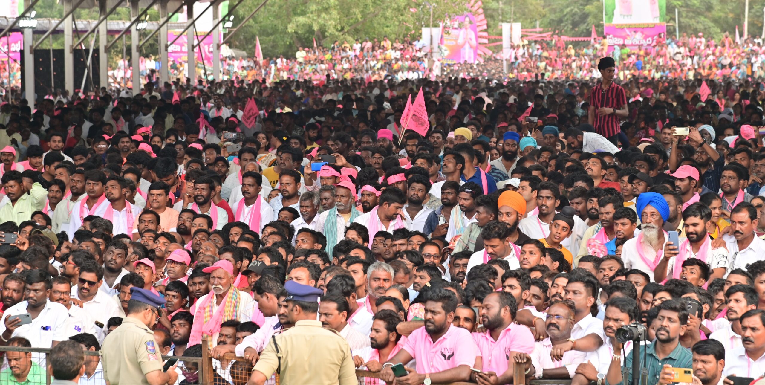 Brs Party President Kcr Participating In Praja Ashirvada Sabha At Miryalaguda