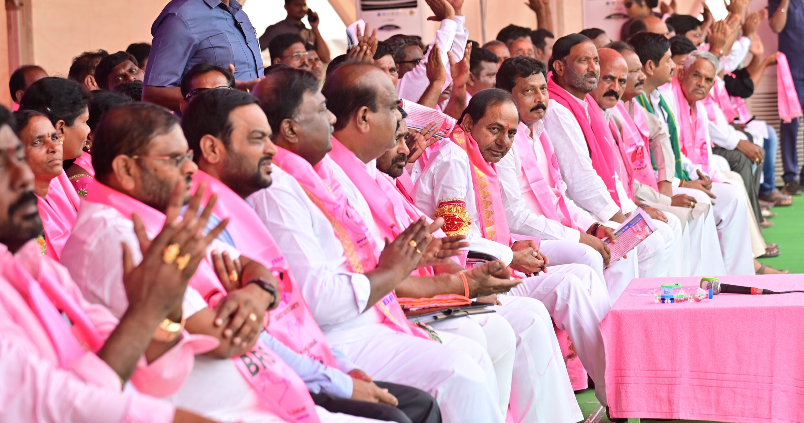 Brs Party President Kcr Participating In Praja Ashirvada Sabha At Miryalaguda