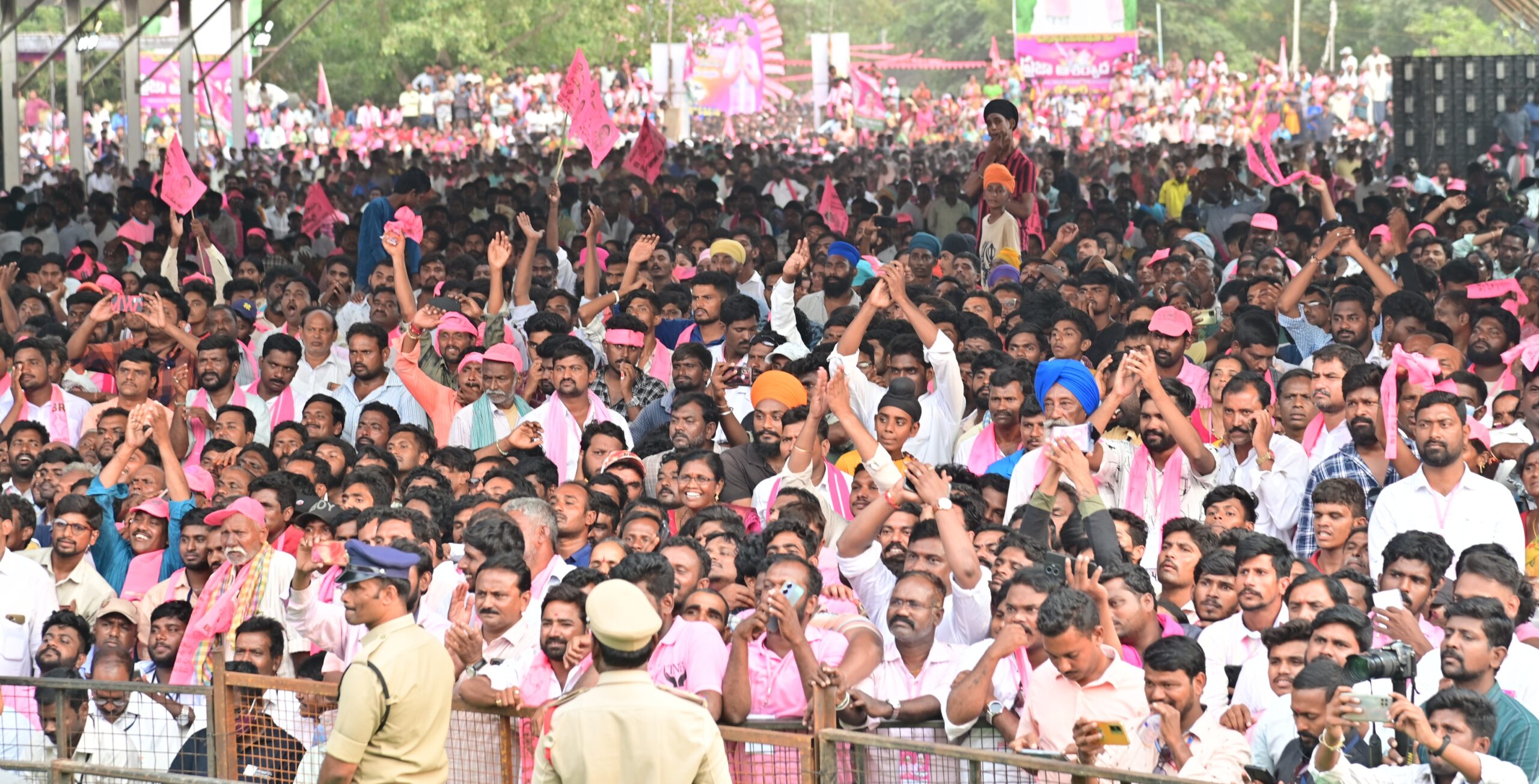 Brs Party President Kcr Participating In Praja Ashirvada Sabha At Miryalaguda