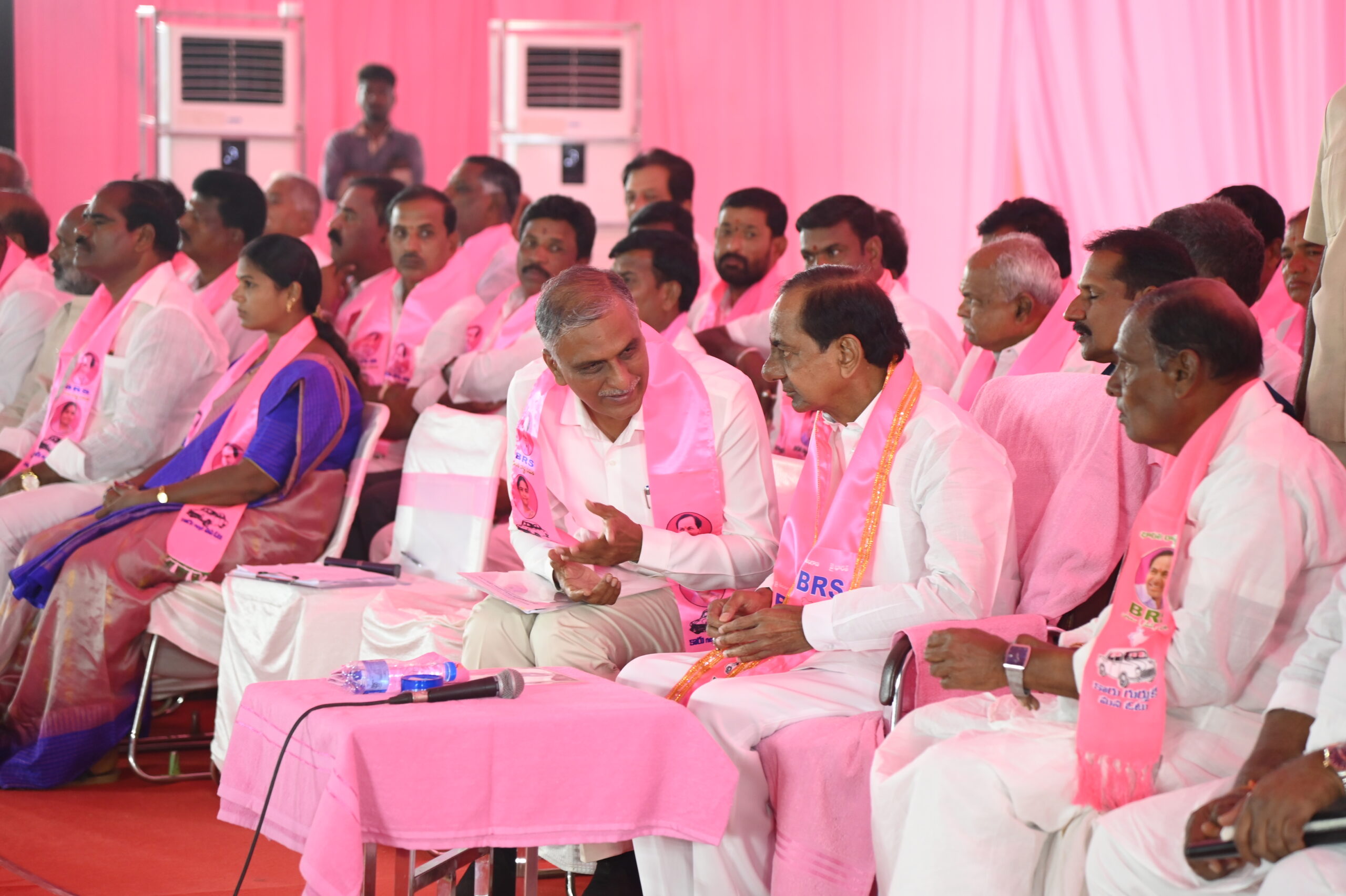 Brs Party President Kcr Participating In Praja Ashirvada Sabha At Narsapur
