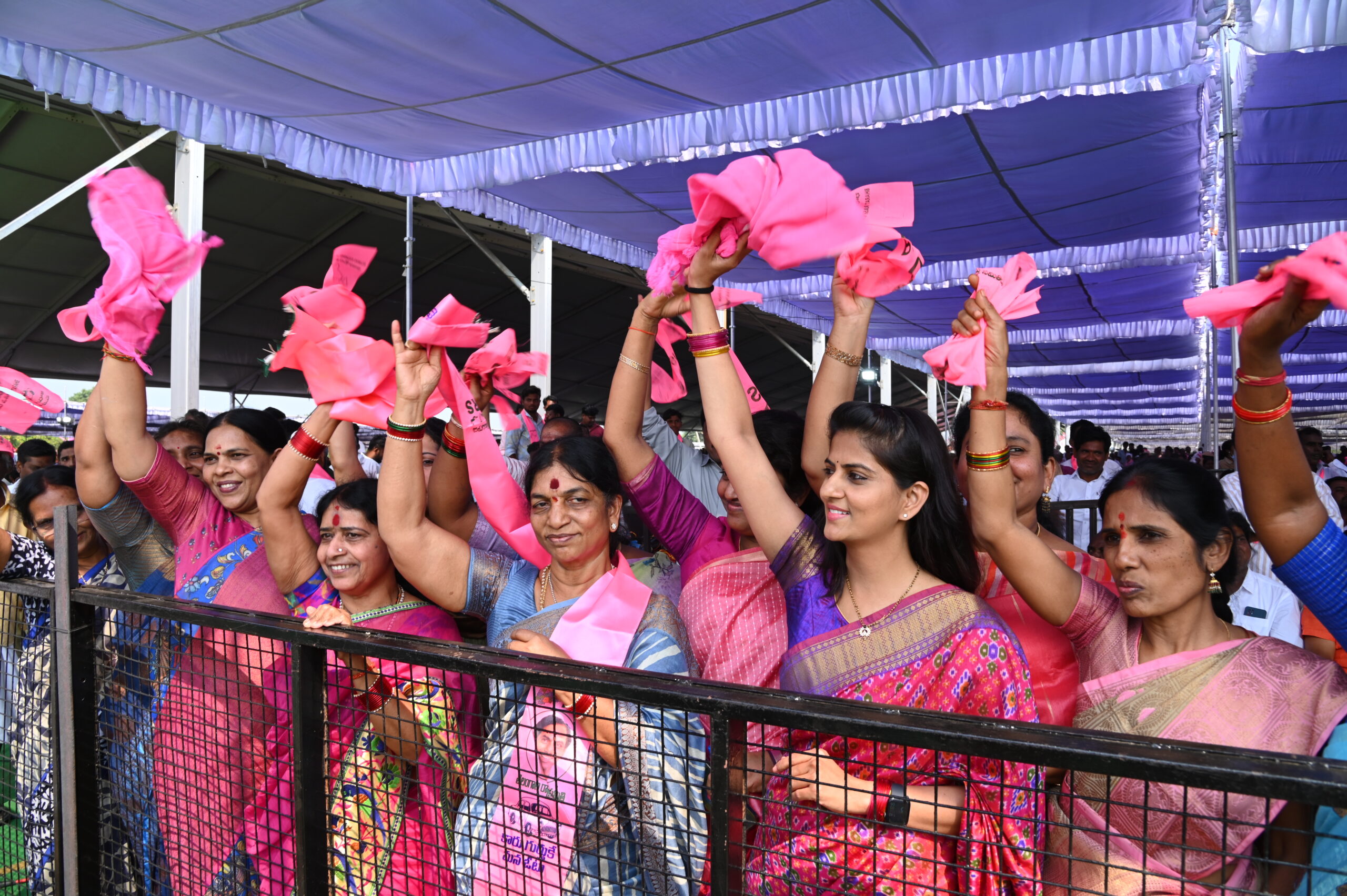 Brs Party President Kcr Participating In Praja Ashirvada Sabha At Nirmal