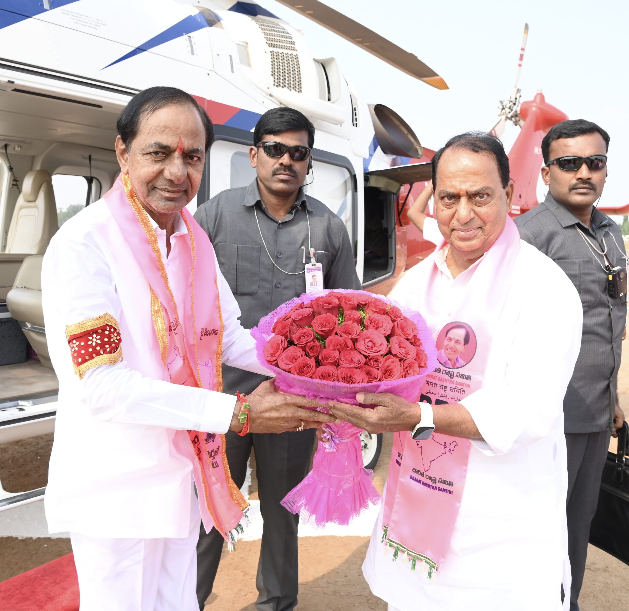 Brs Party President Kcr Participating In Praja Ashirvada Sabha At Nirmal