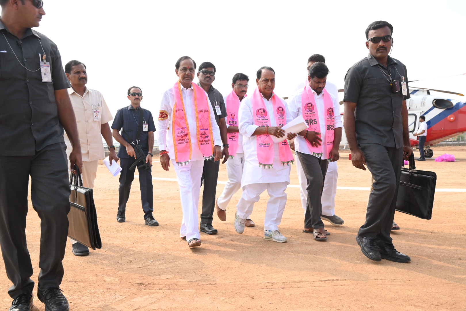 Brs Party President Kcr Participating In Praja Ashirvada Sabha At Nirmal