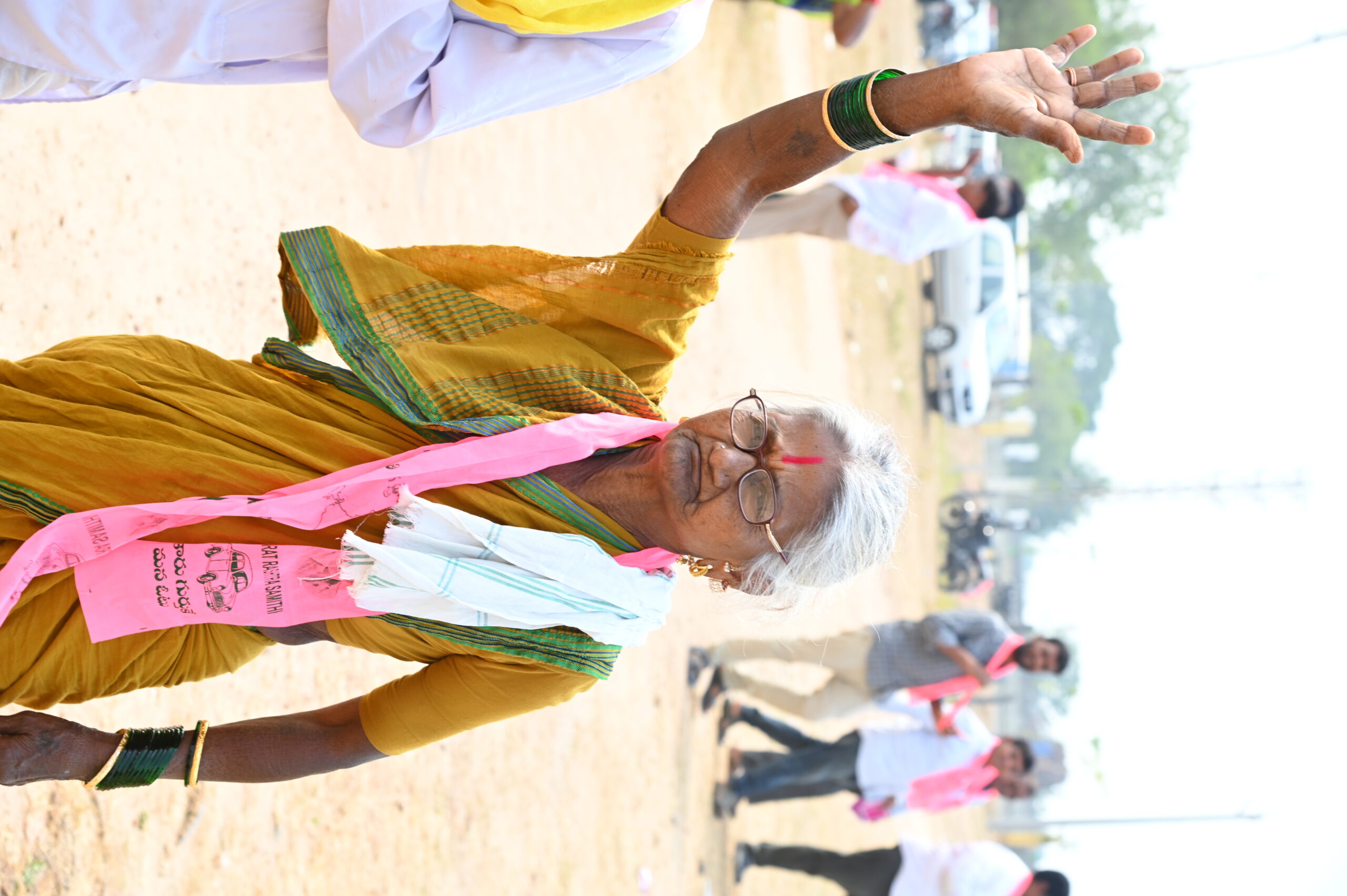 Brs Party President Kcr Participating In Praja Ashirvada Sabha At Nirmal