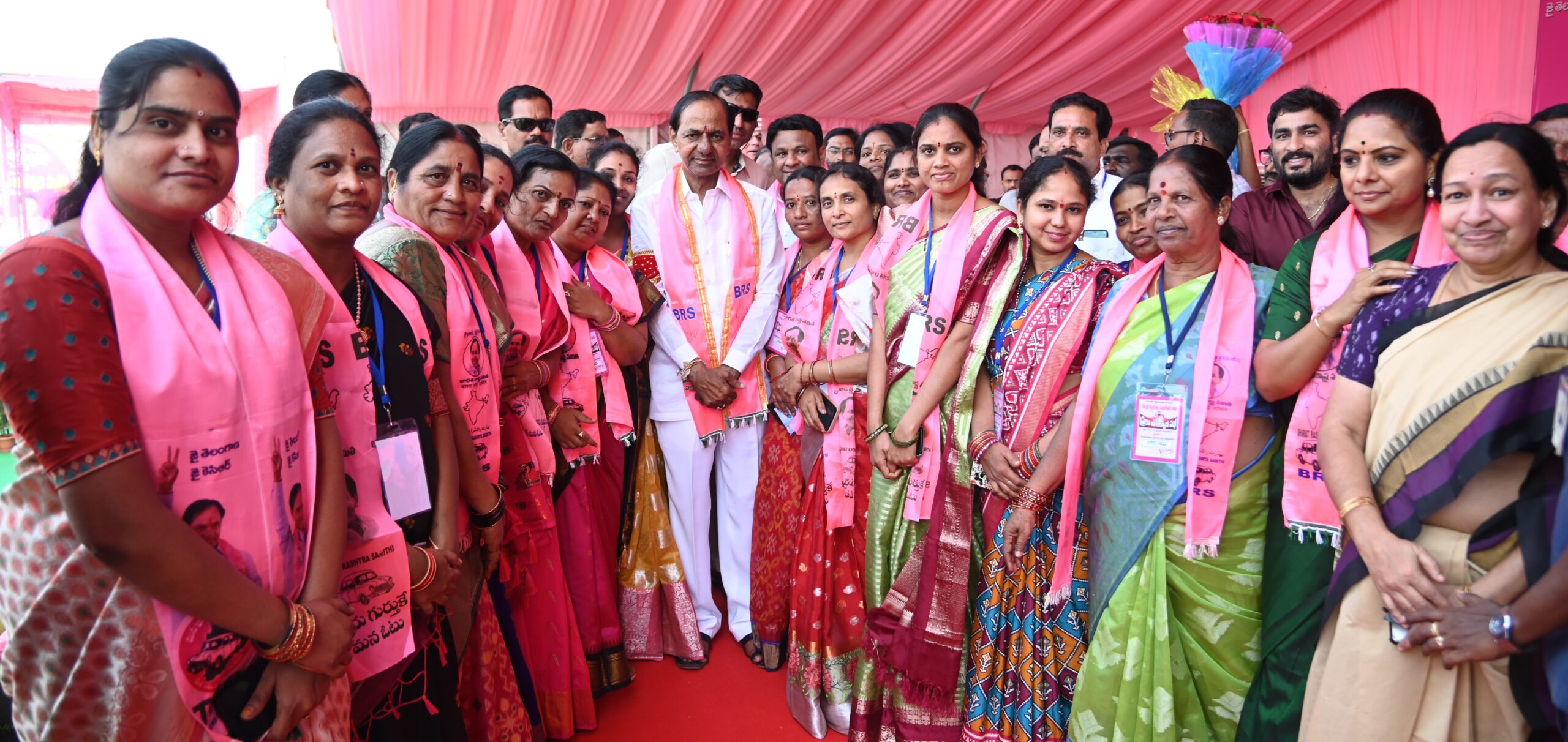 Brs Party President Kcr Participating In Praja Ashirvada Sabha At Nizamabad (urban) (30)