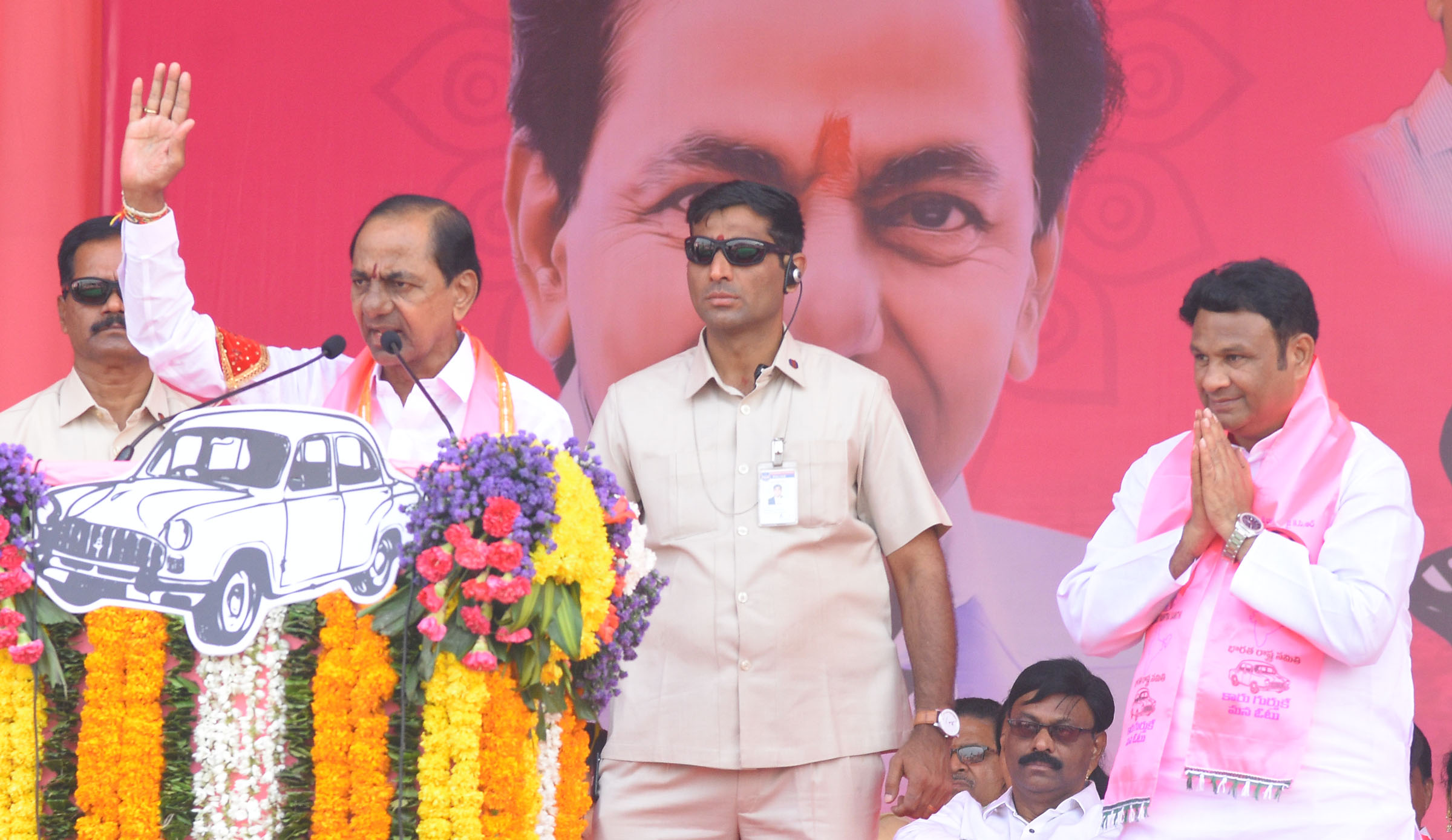 Brs Party President Kcr Participating In Praja Ashirvada Sabha At Nizamabad (urban) (75)