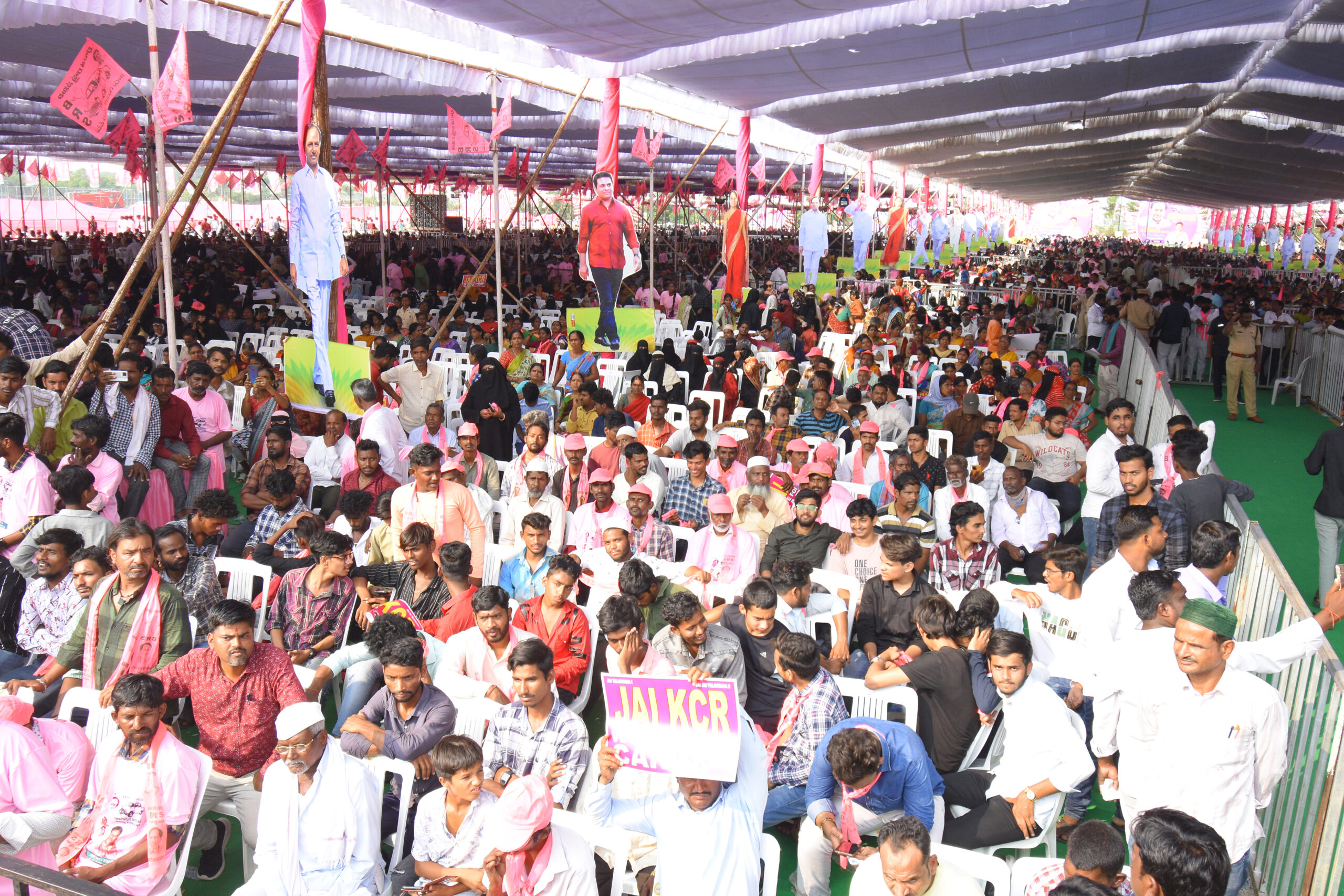 Brs Party President Kcr Participating In Praja Ashirvada Sabha At Nizamabad (urban) (77)