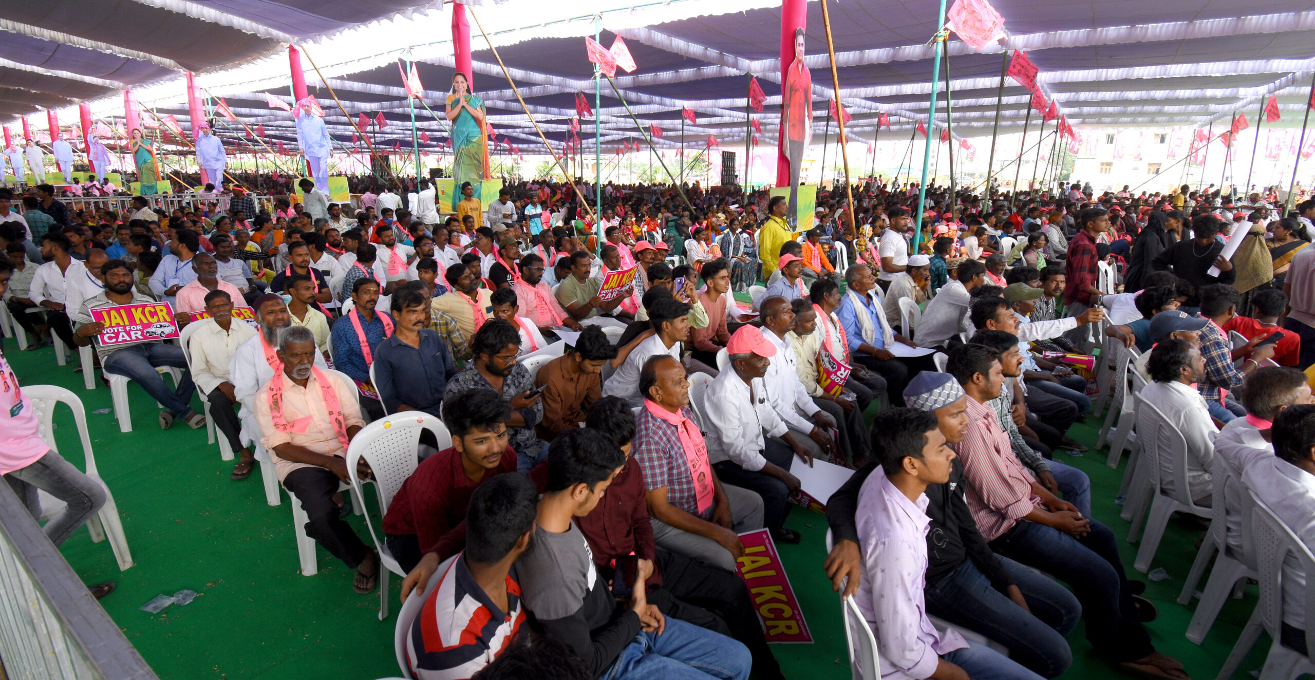 Brs Party President Kcr Participating In Praja Ashirvada Sabha At Nizamabad (urban) (85)