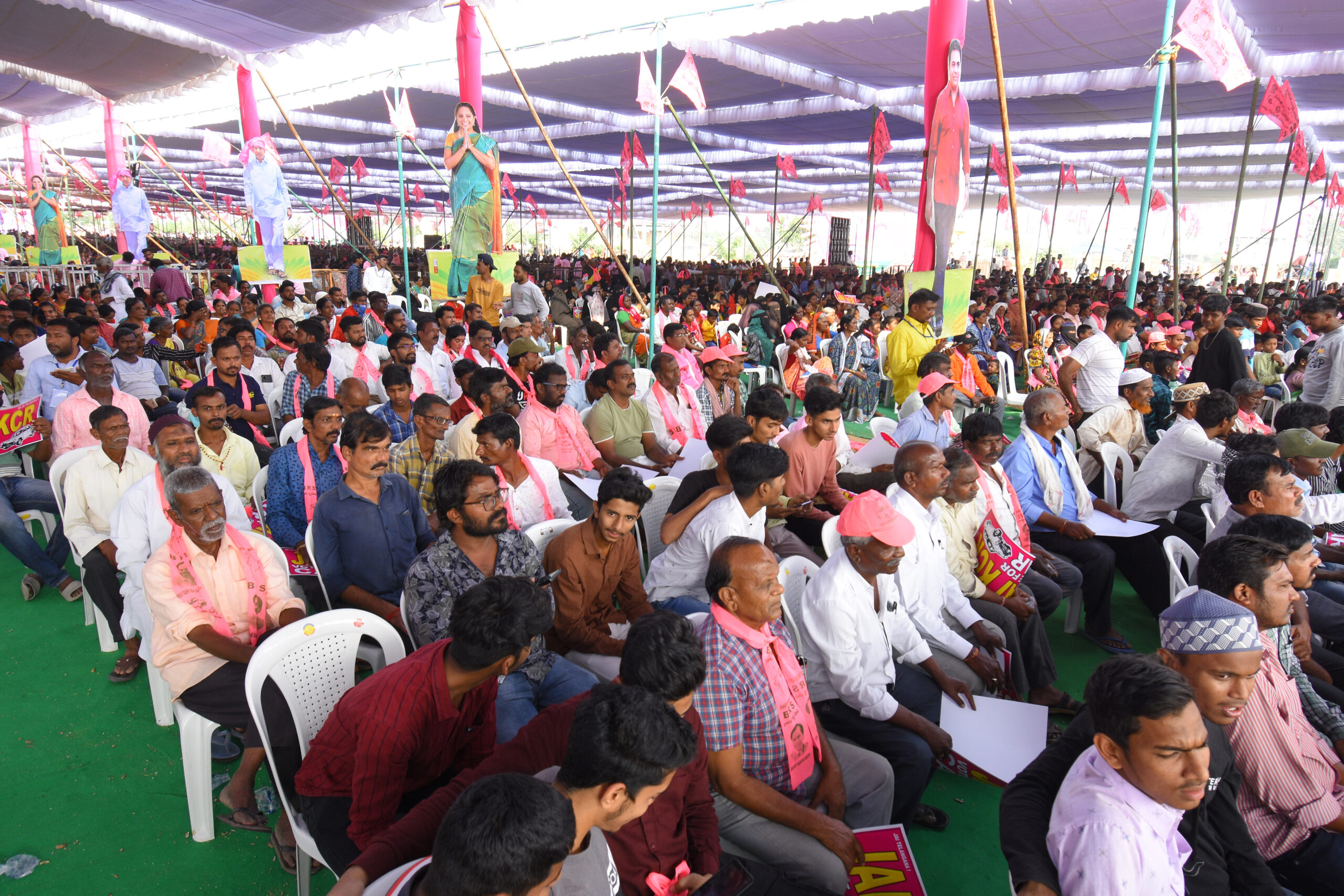 Brs Party President Kcr Participating In Praja Ashirvada Sabha At Nizamabad (urban) (86)