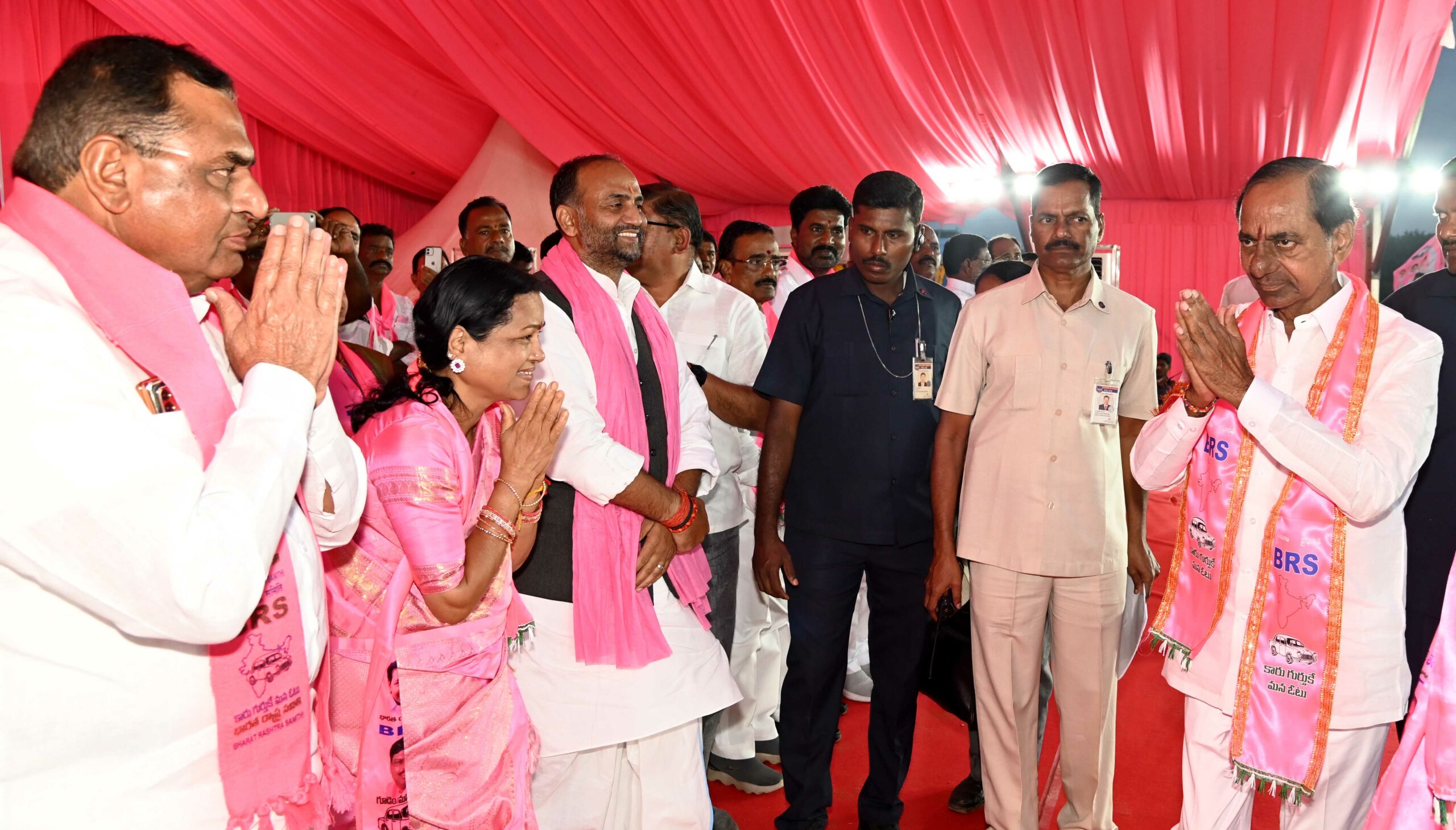 Brs Party President Kcr Participating In Praja Ashirvada Sabha At Patancheru