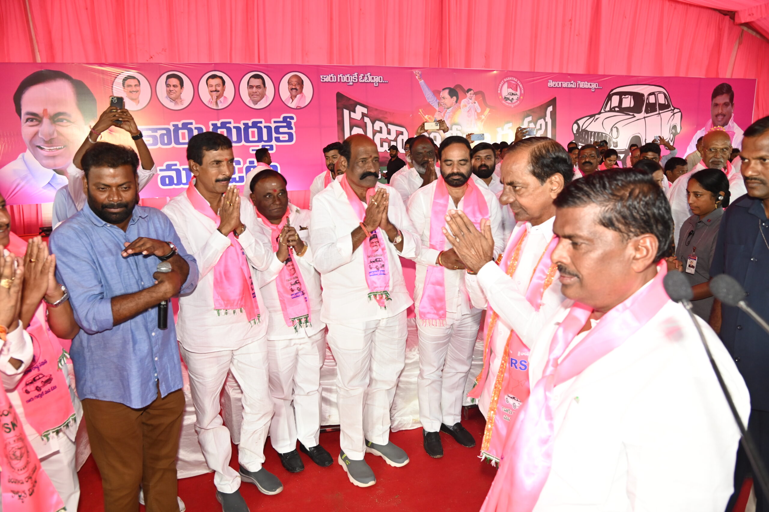 Brs Party President Kcr Participating In Praja Ashirvada Sabha At Patancheru