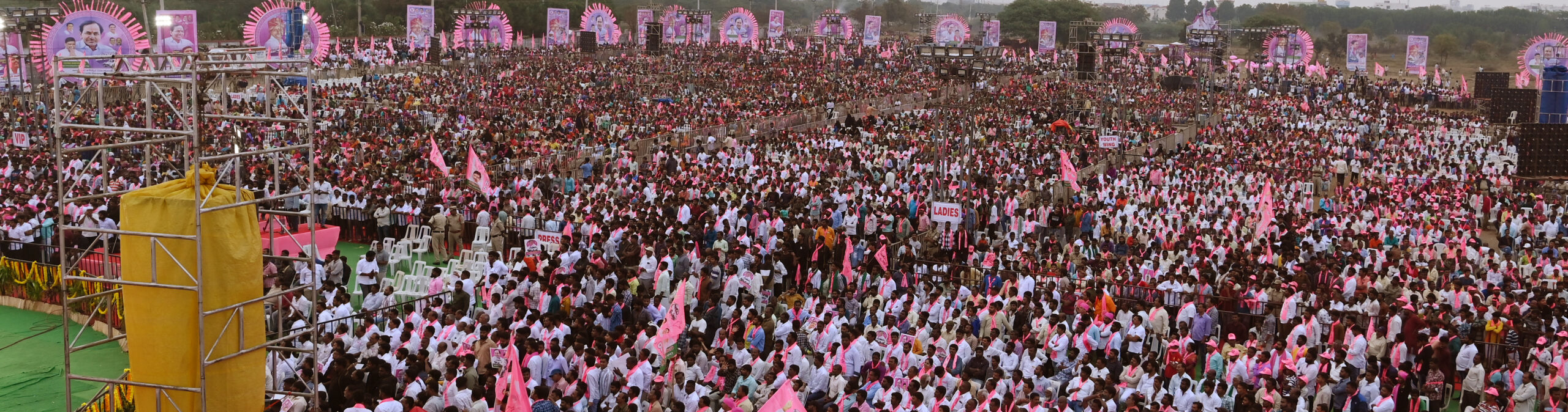 Brs Party President Kcr Participating In Praja Ashirvada Sabha At Patancheru