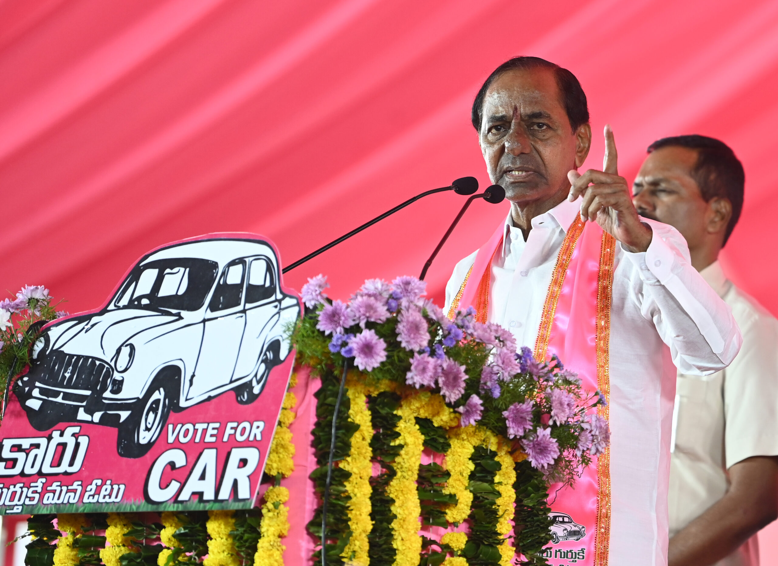 Brs Party President Kcr Participating In Praja Ashirvada Sabha At Patancheru