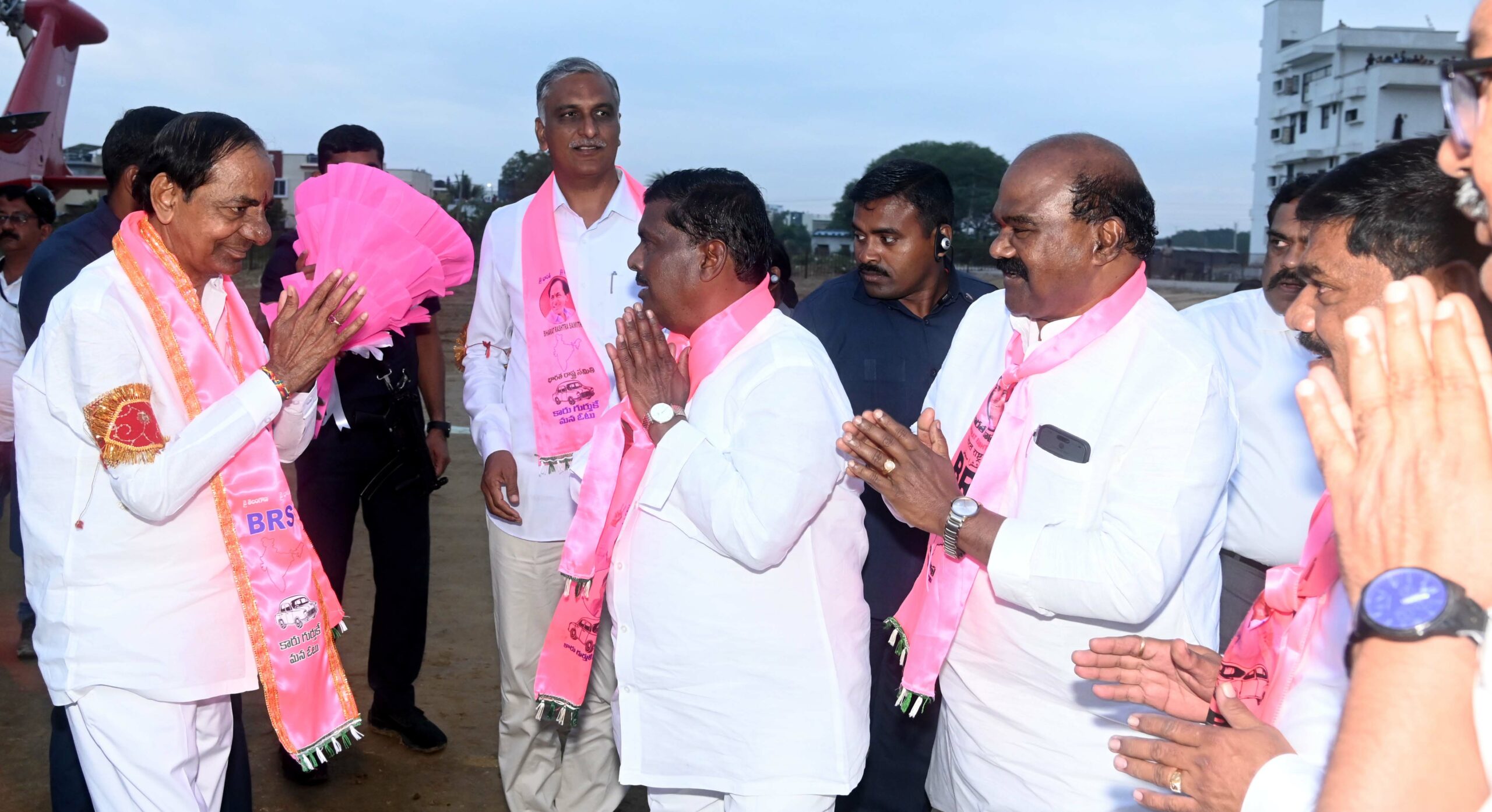 Brs Party President Kcr Participating In Praja Ashirvada Sabha At Patancheru
