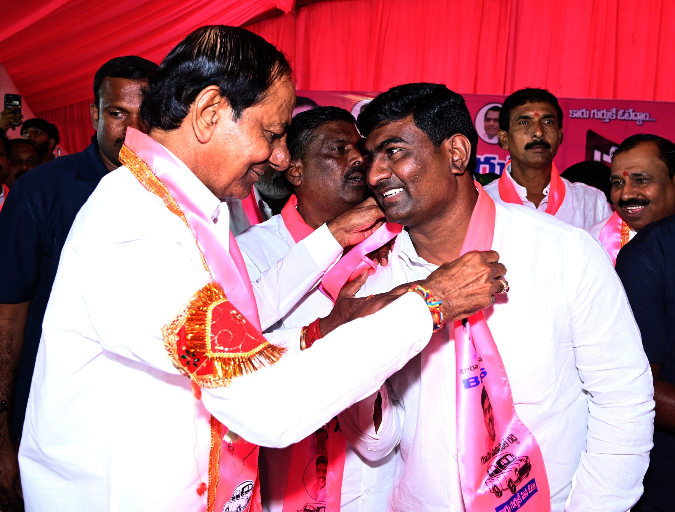 Brs Party President Kcr Participating In Praja Ashirvada Sabha At Patancheru