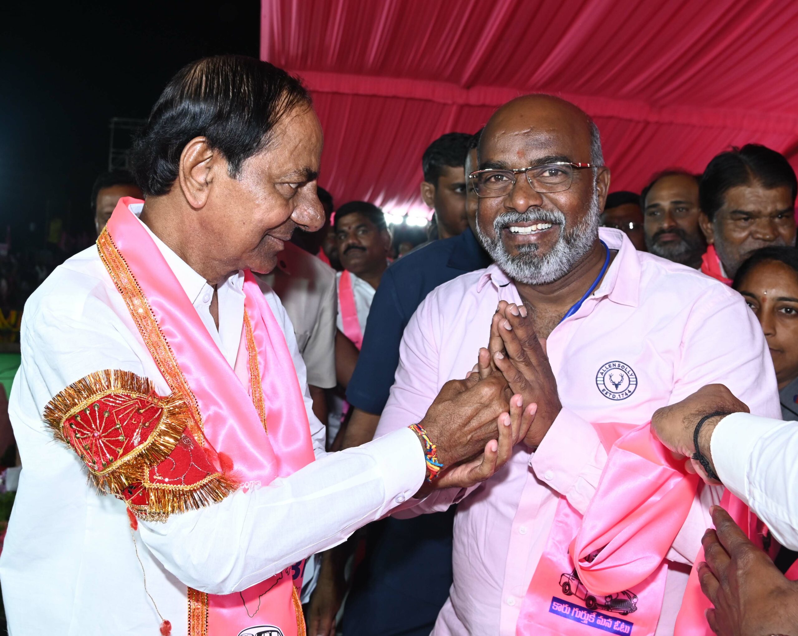 Brs Party President Kcr Participating In Praja Ashirvada Sabha At Patancheru