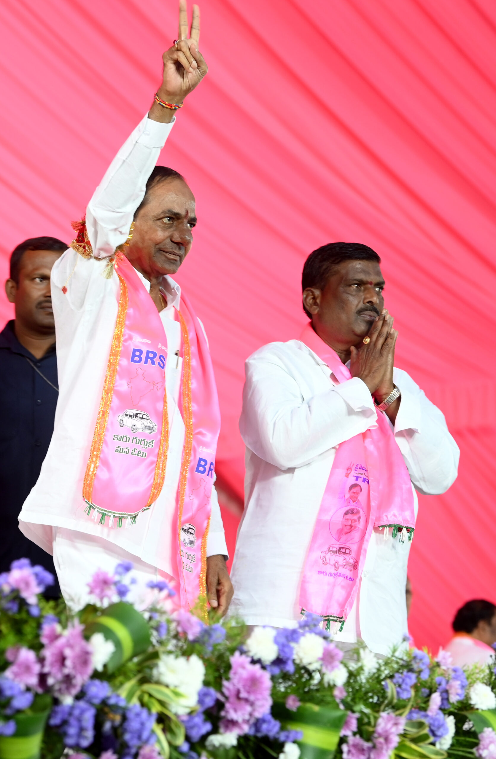 Brs Party President Kcr Participating In Praja Ashirvada Sabha At Patancheru