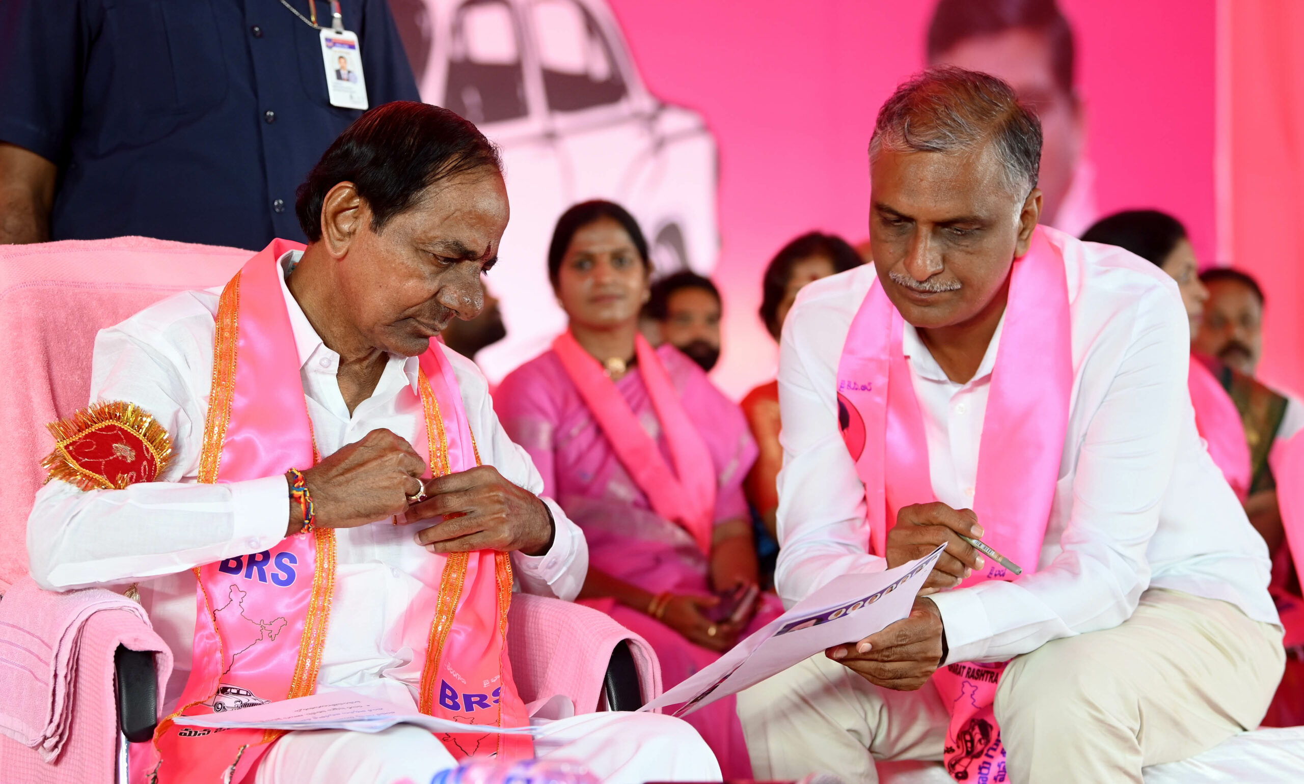 Brs Party President Kcr Participating In Praja Ashirvada Sabha At Patancheru