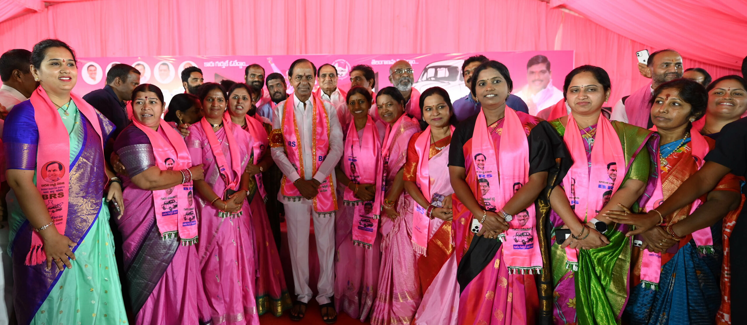 Brs Party President Kcr Participating In Praja Ashirvada Sabha At Patancheru