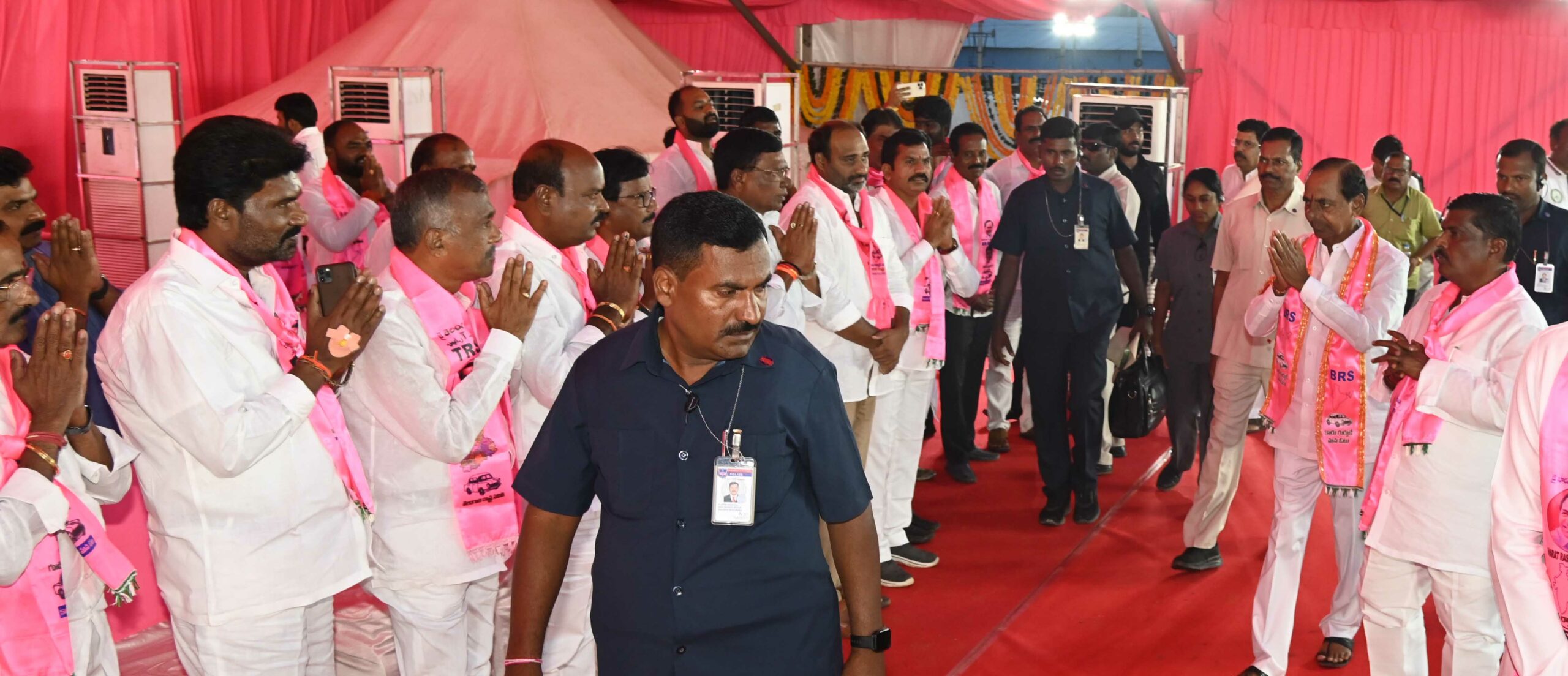 Brs Party President Kcr Participating In Praja Ashirvada Sabha At Patancheru