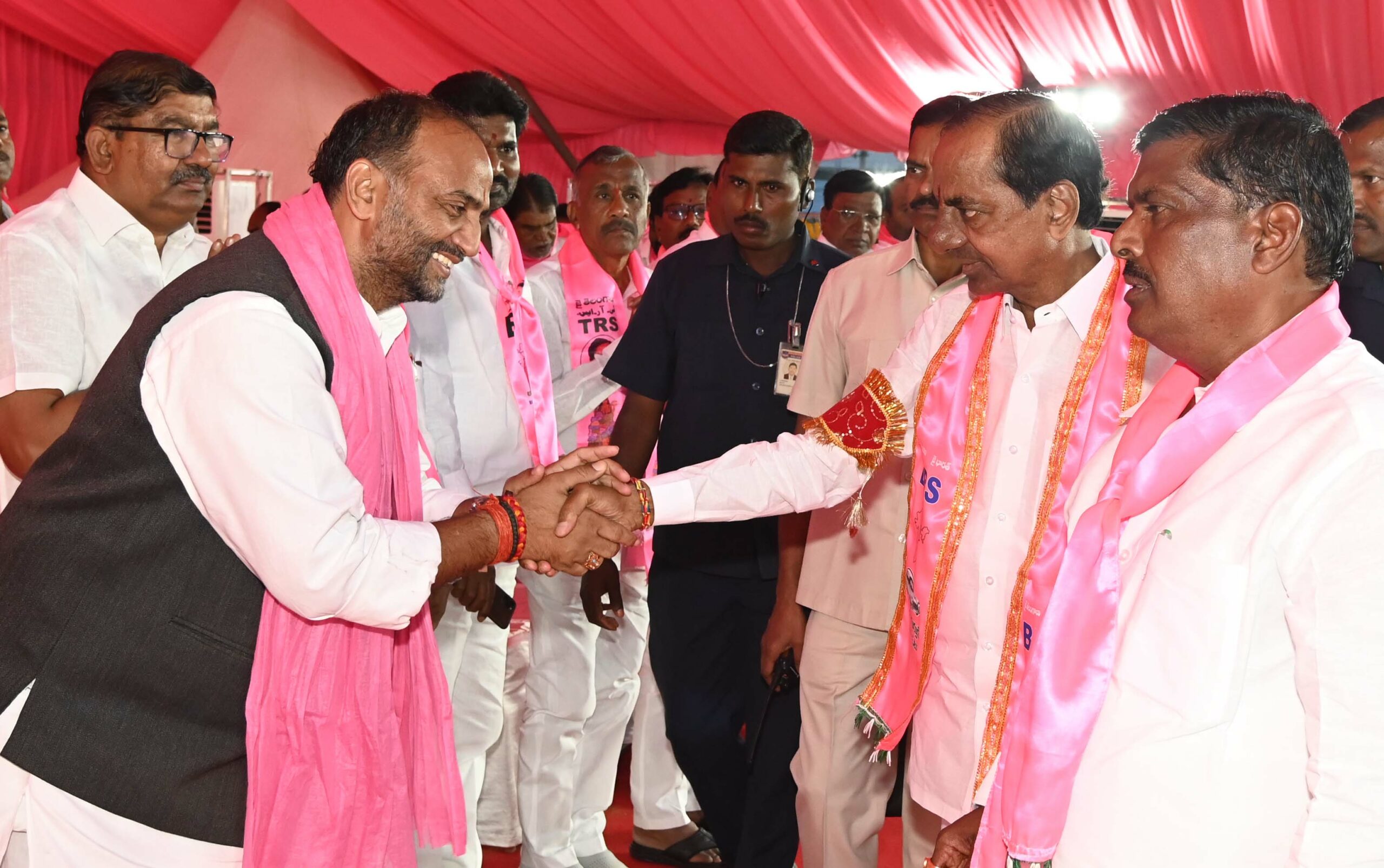 Brs Party President Kcr Participating In Praja Ashirvada Sabha At Patancheru