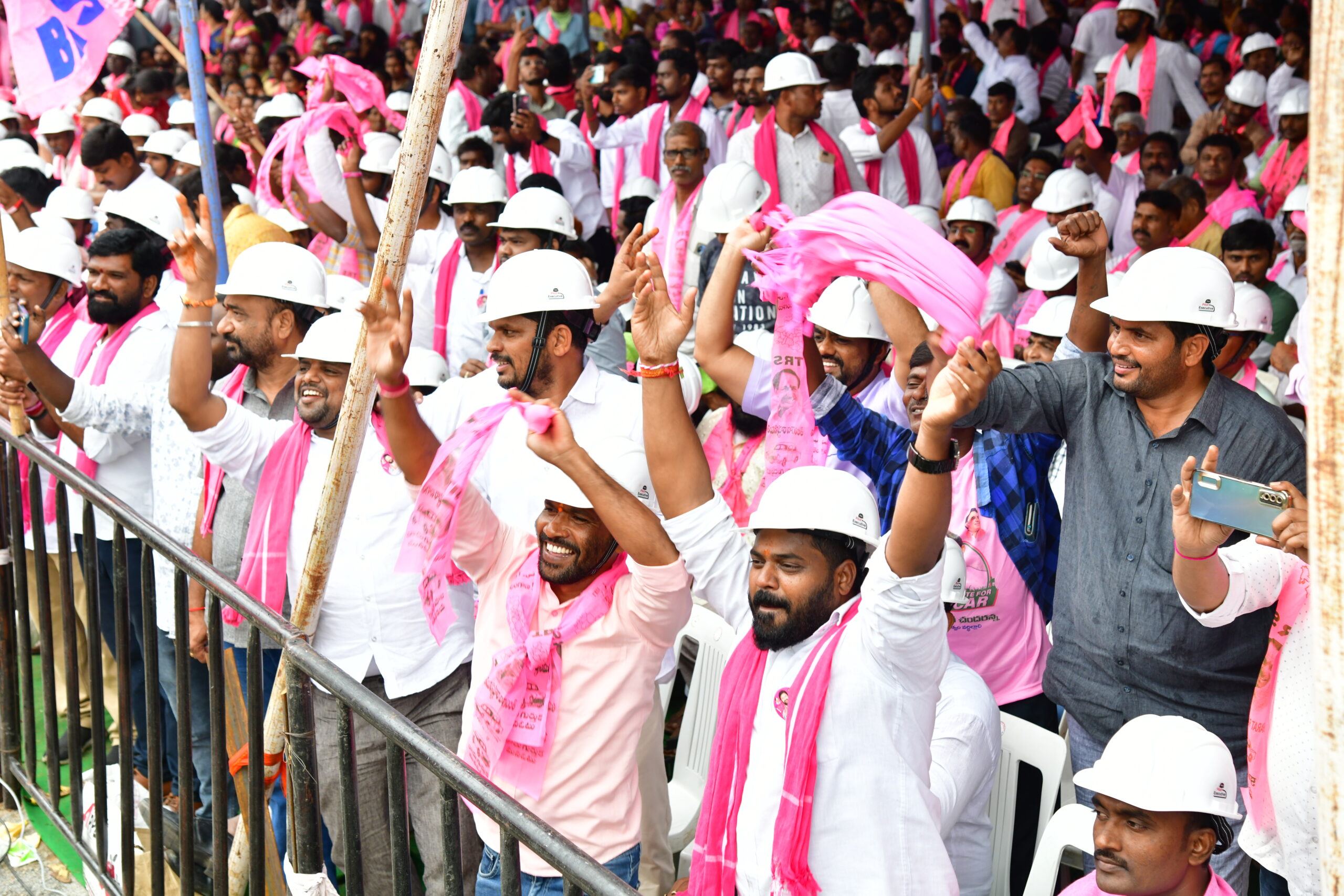 Brs Party President Kcr Participating In Praja Ashirvada Sabha At Ramagundam