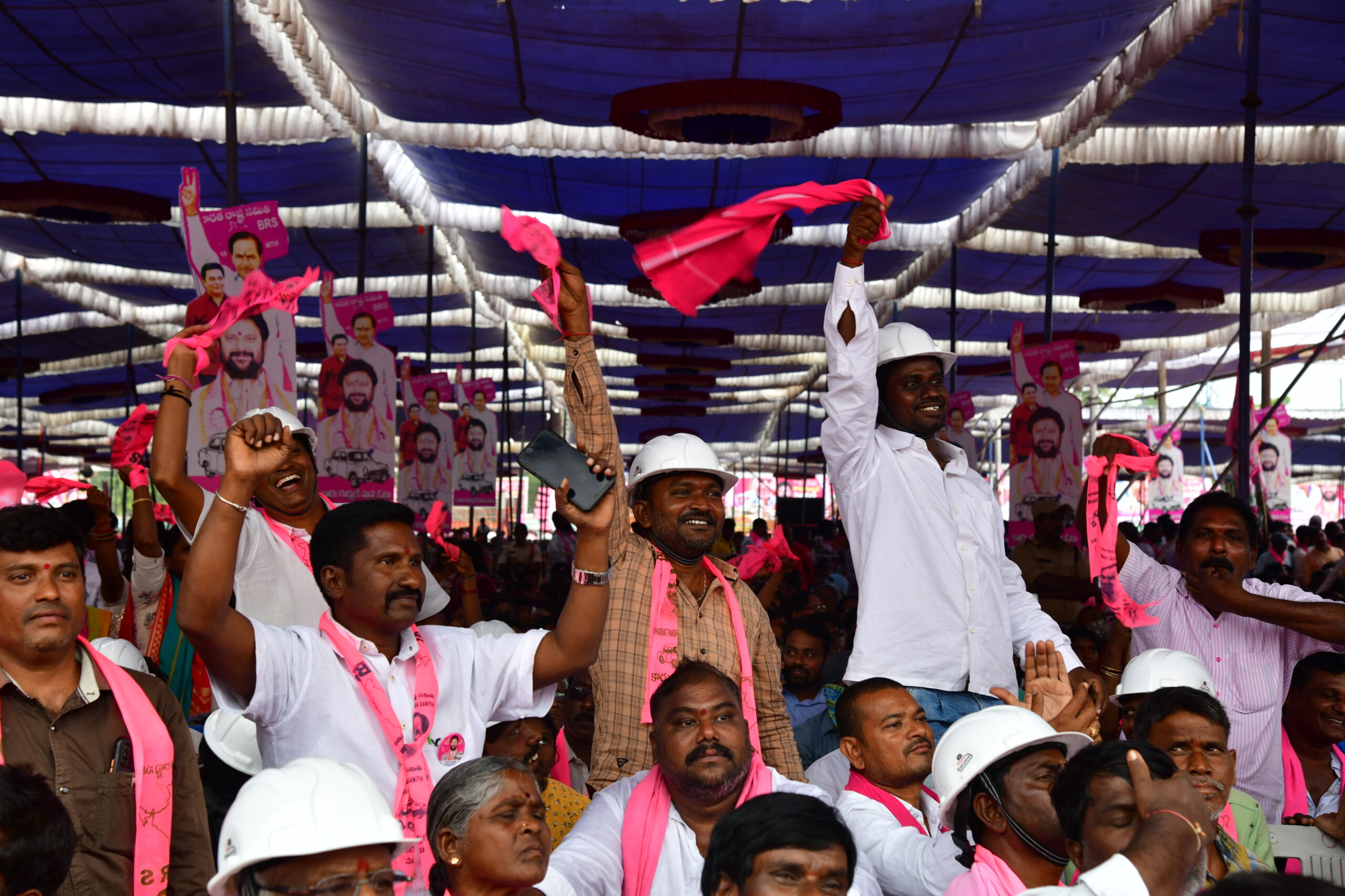 Brs Party President Kcr Participating In Praja Ashirvada Sabha At Ramagundam
