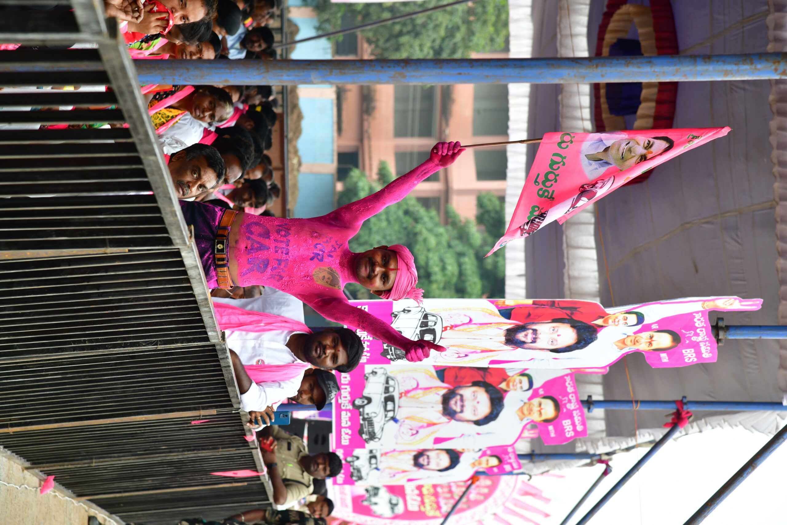 Brs Party President Kcr Participating In Praja Ashirvada Sabha At Ramagundam