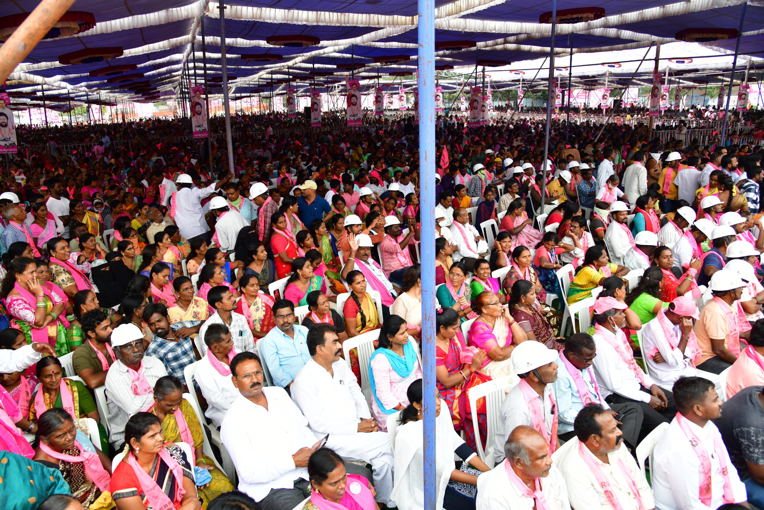 Brs Party President Kcr Participating In Praja Ashirvada Sabha At Ramagundam