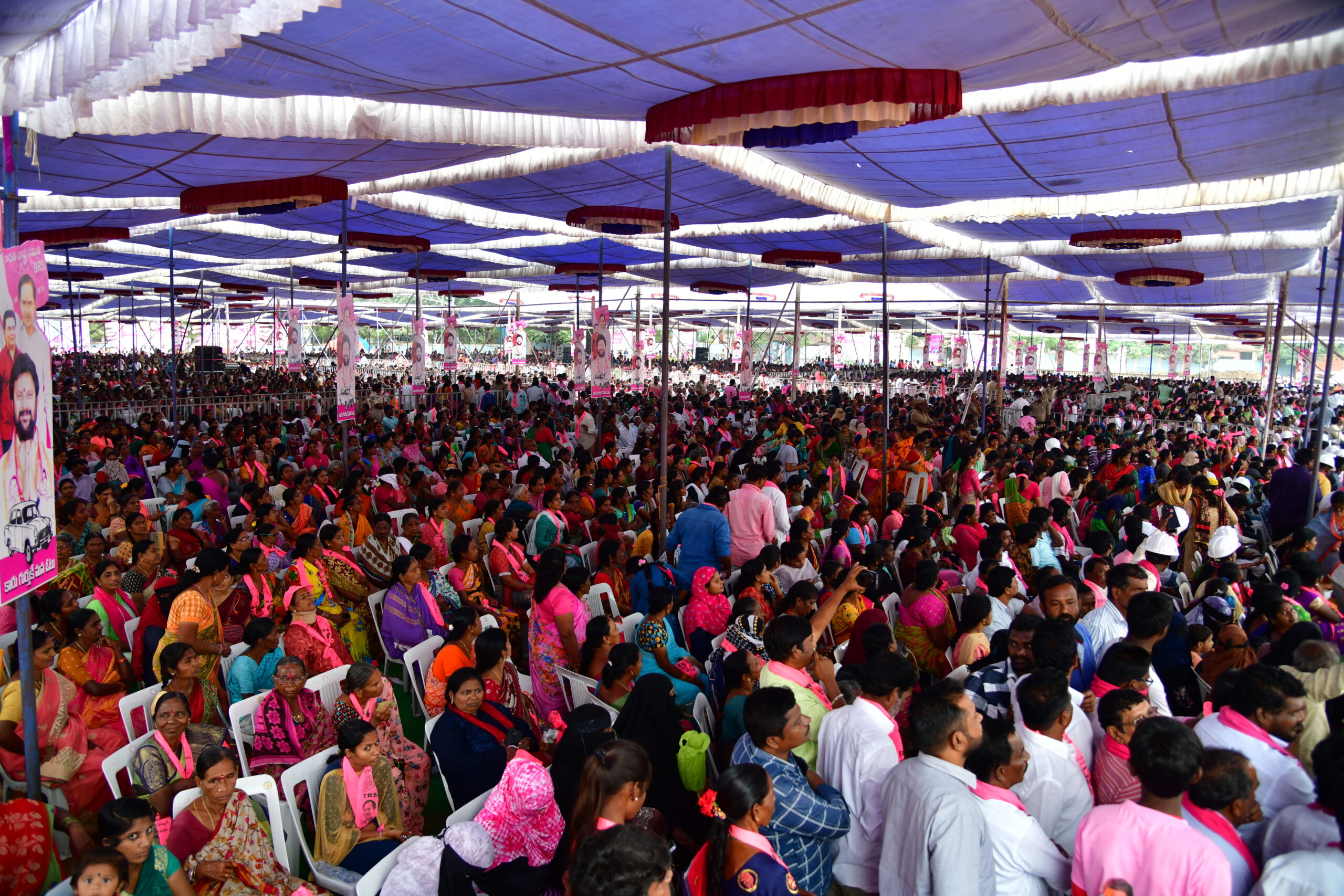 Brs Party President Kcr Participating In Praja Ashirvada Sabha At Ramagundam
