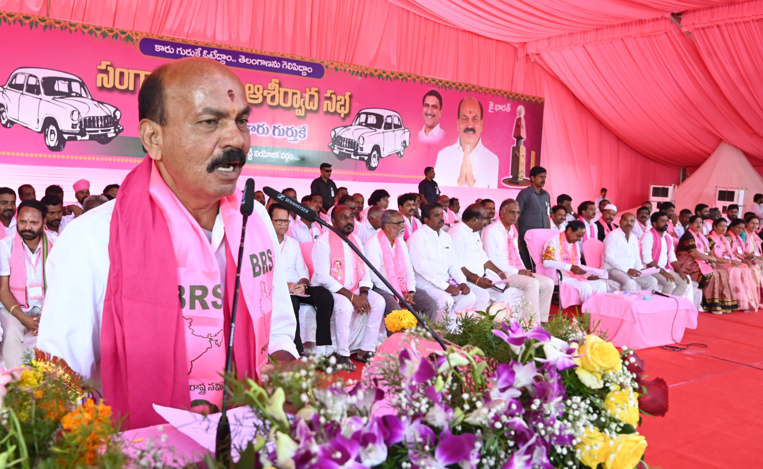 Brs Party President Kcr Participating In Praja Ashirvada Sabha At Sangareddy (17)