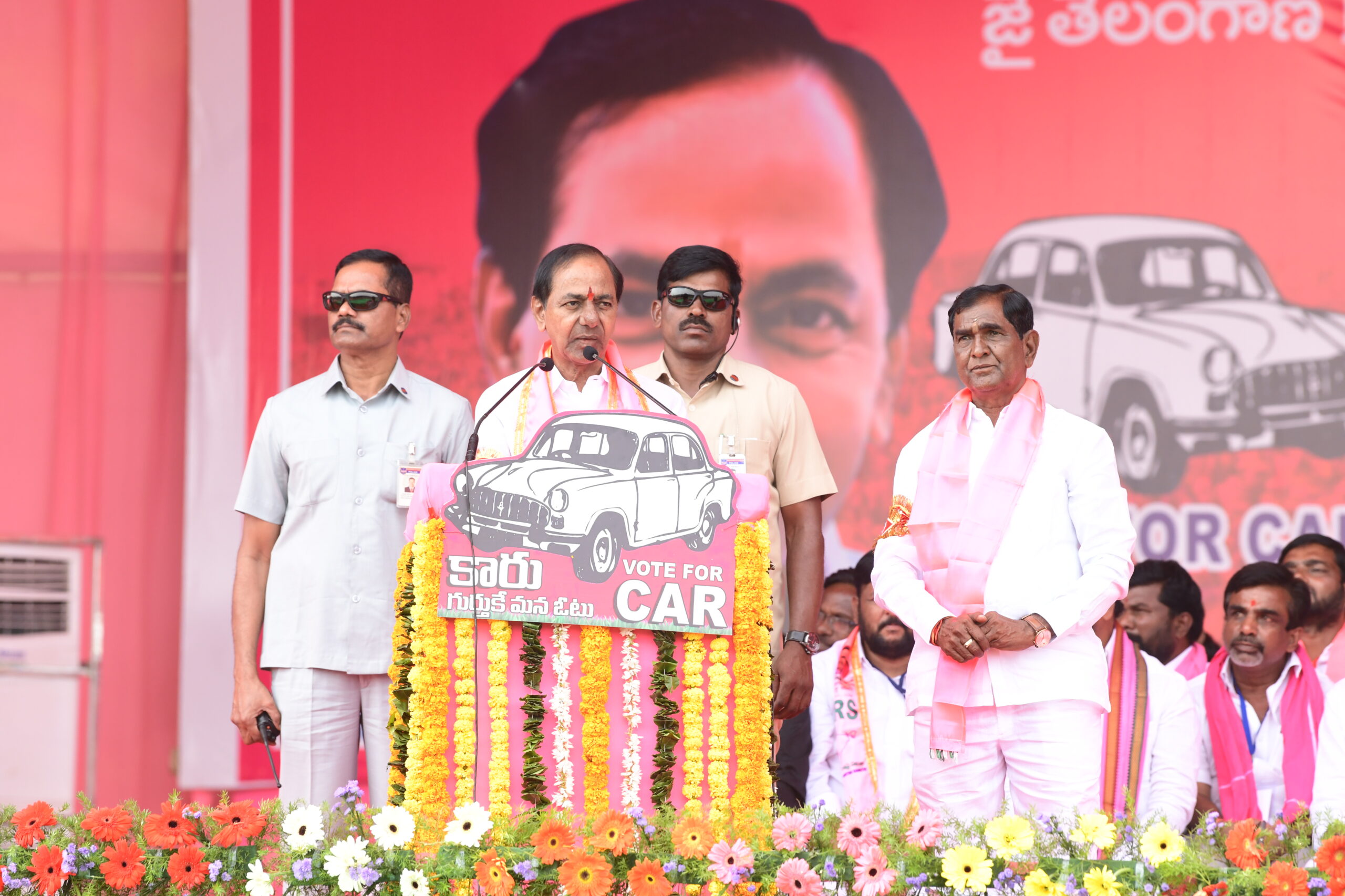 Brs Party President Kcr Participating In Praja Ashirvada Sabha At Shadnagar