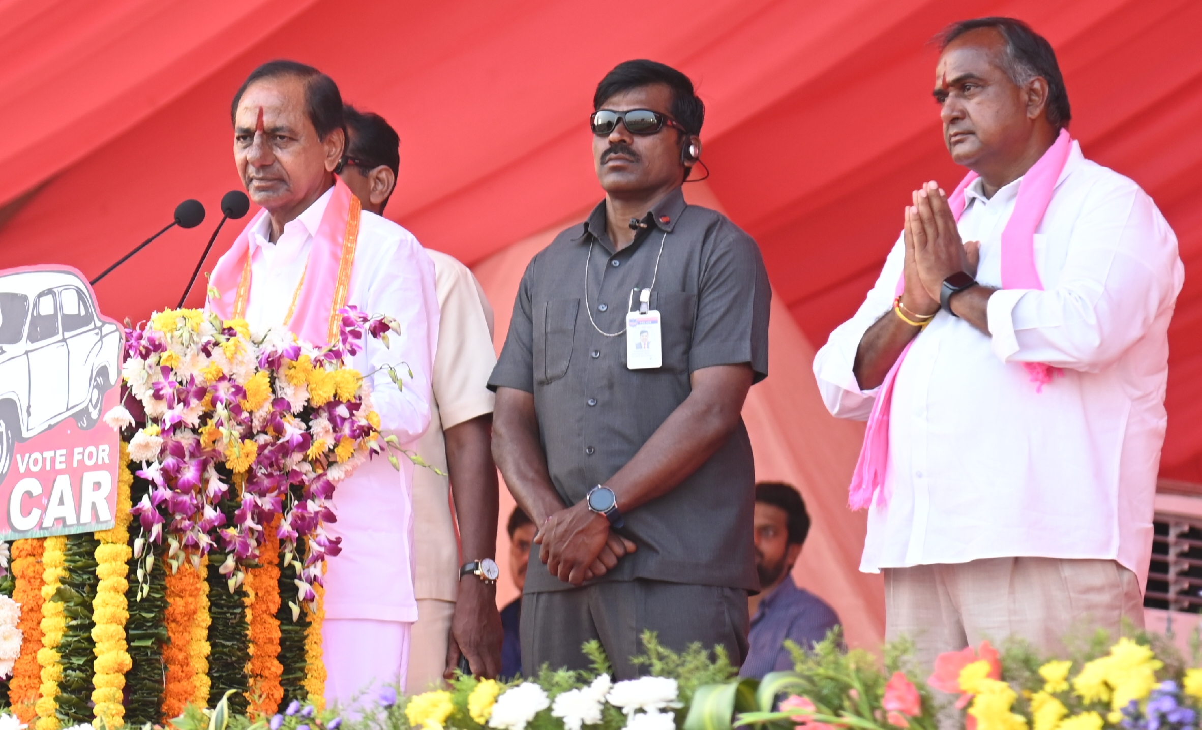 Brs Party President Kcr Participating In Praja Ashirvada Sabha At Vemulawada